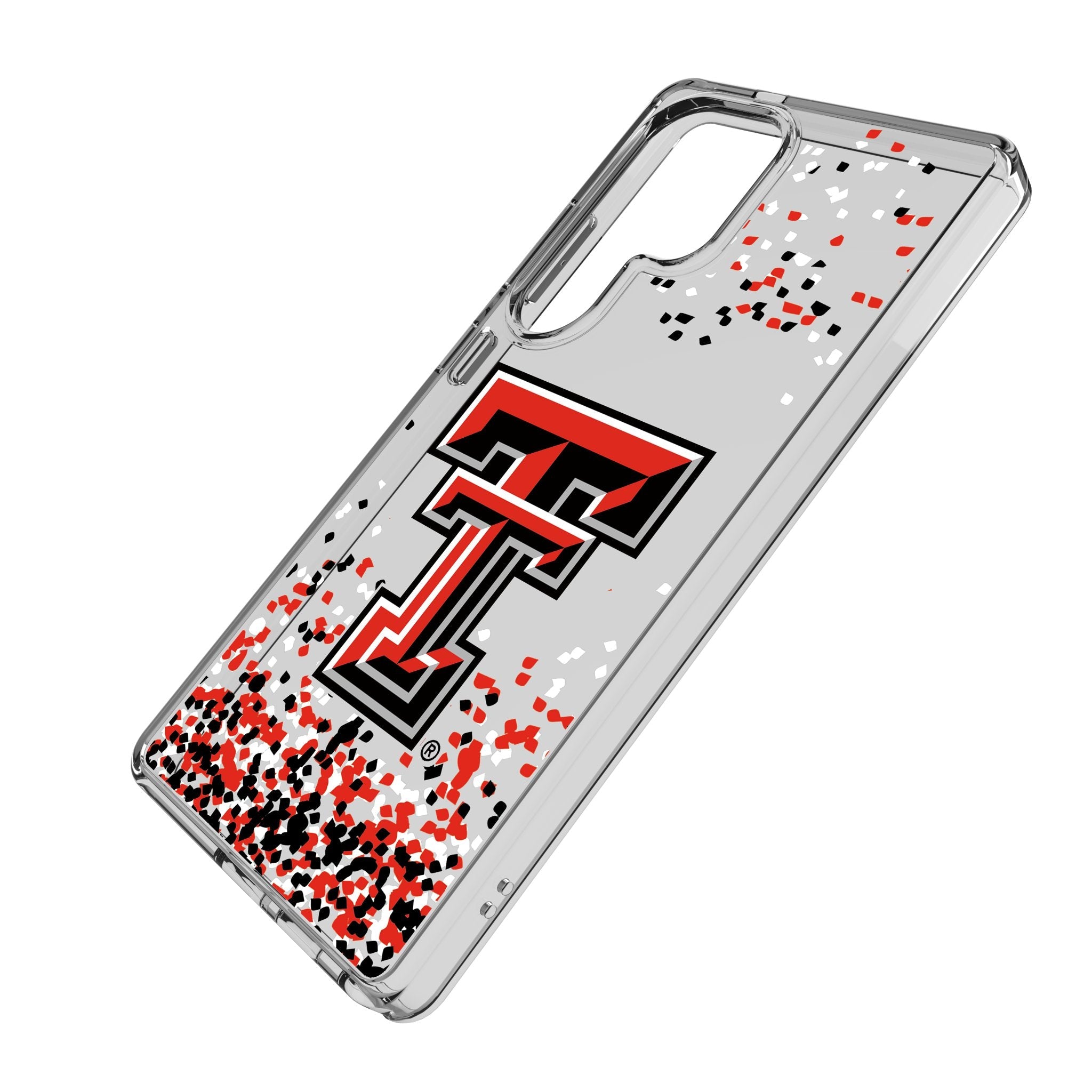 Texas Tech Red Raiders Confetti Clear Phone Case for Samsung Galaxy 2
