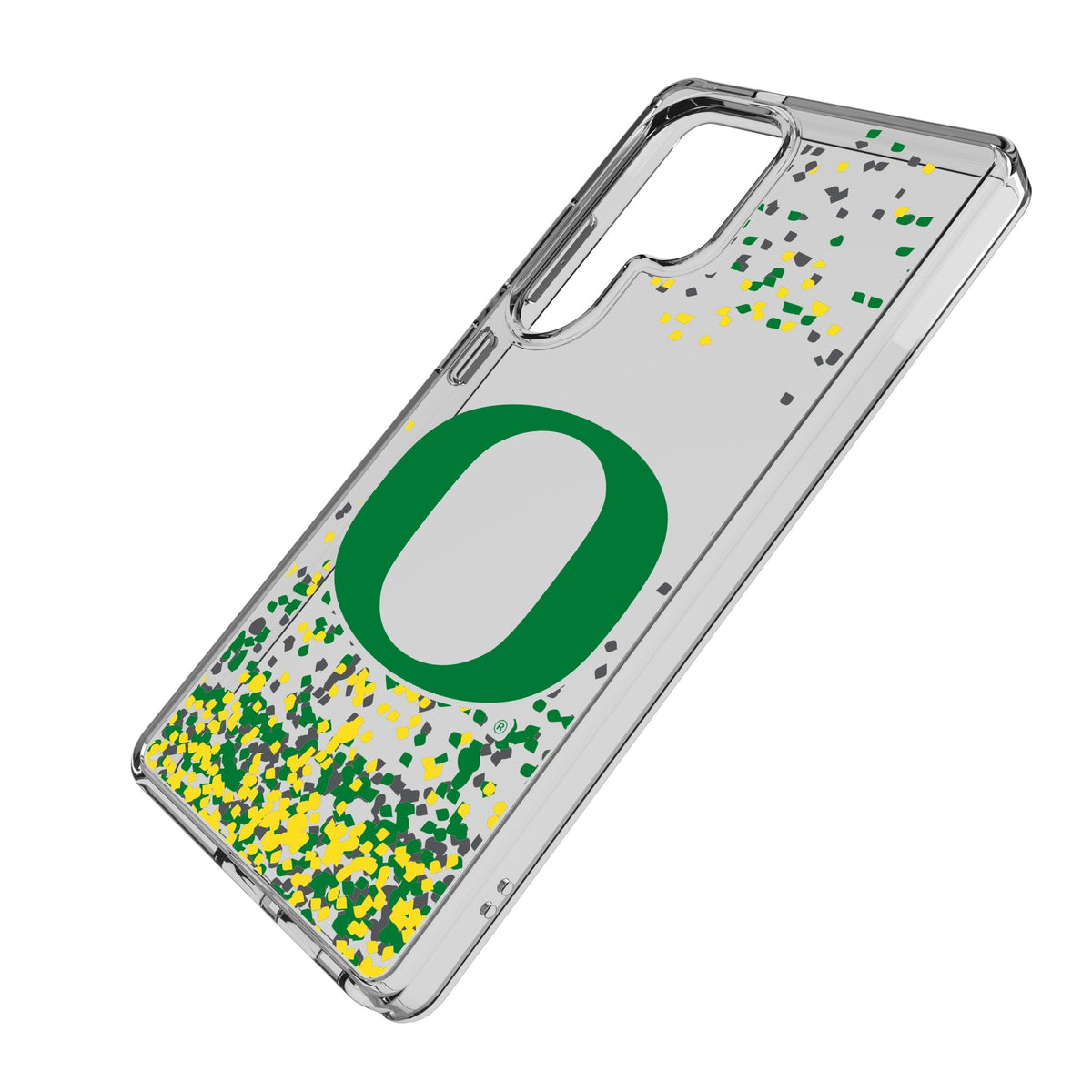 University of Oregon Ducks Confetti Clear Phone Case for Samsung Galaxy
