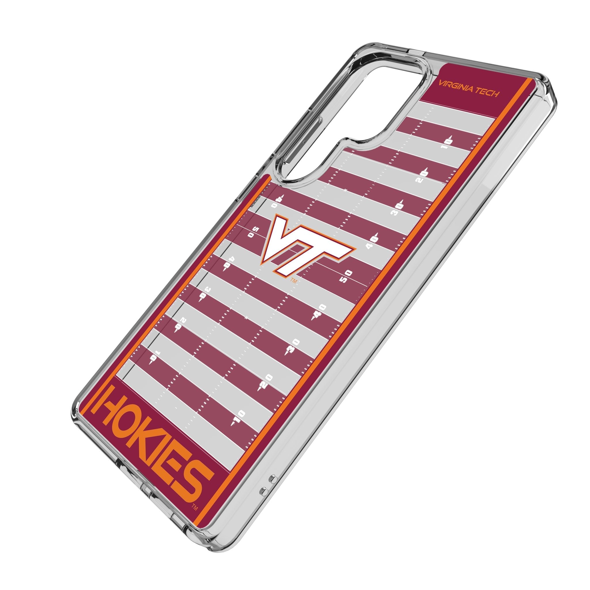 Virginia Tech Hokies Field Clear Phone Case for Samsung Galaxy 2