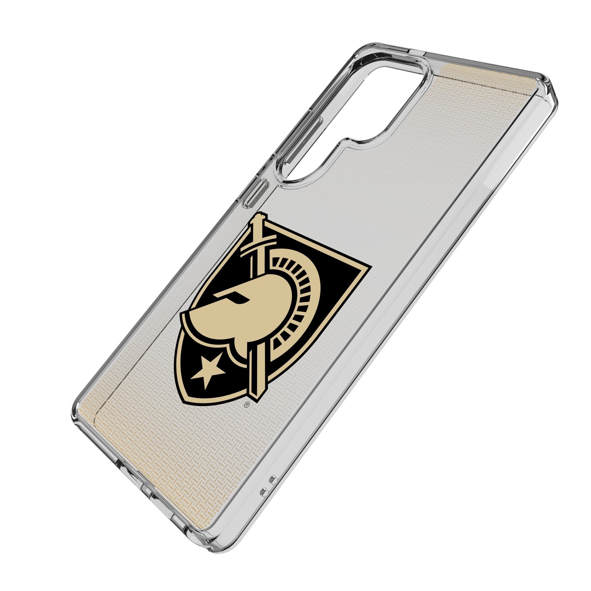 United States Military Academy Black Knights Linen Clear Phone Case for Samsung Galaxy 2