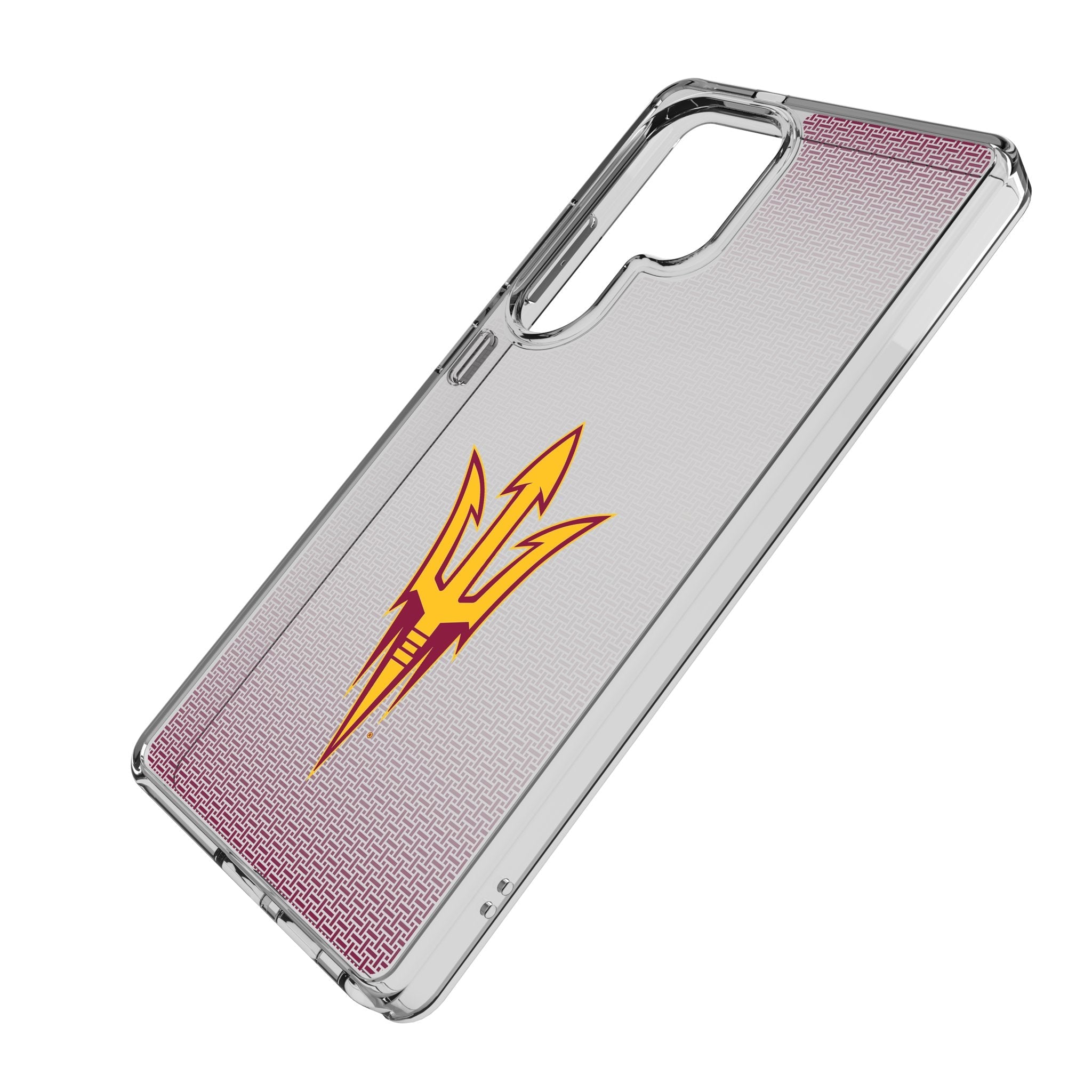 Arizona State University Sun Devils Linen Clear Phone Case for Samsung Galaxy 2