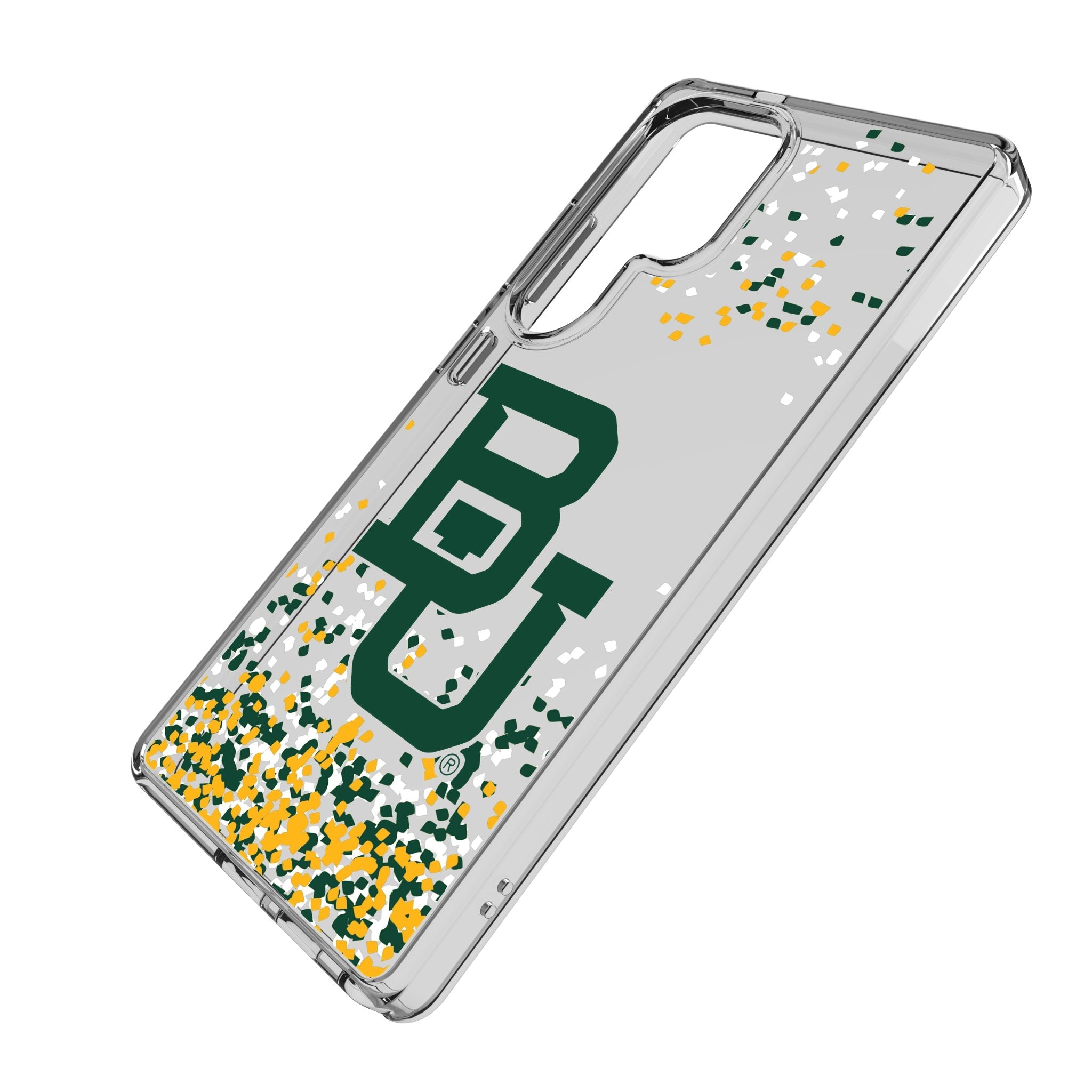 Baylor University Bears Confetti Clear Phone Case for Samsung Galaxy