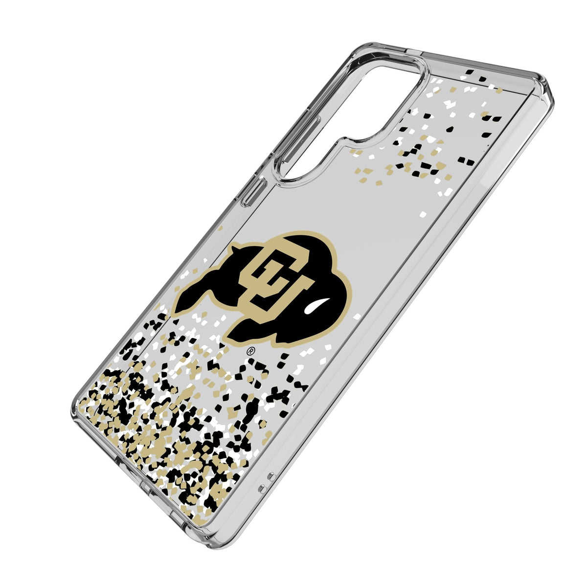 University of Colorado Buffaloes Confetti Clear Phone Case for Samsung Galaxy 2