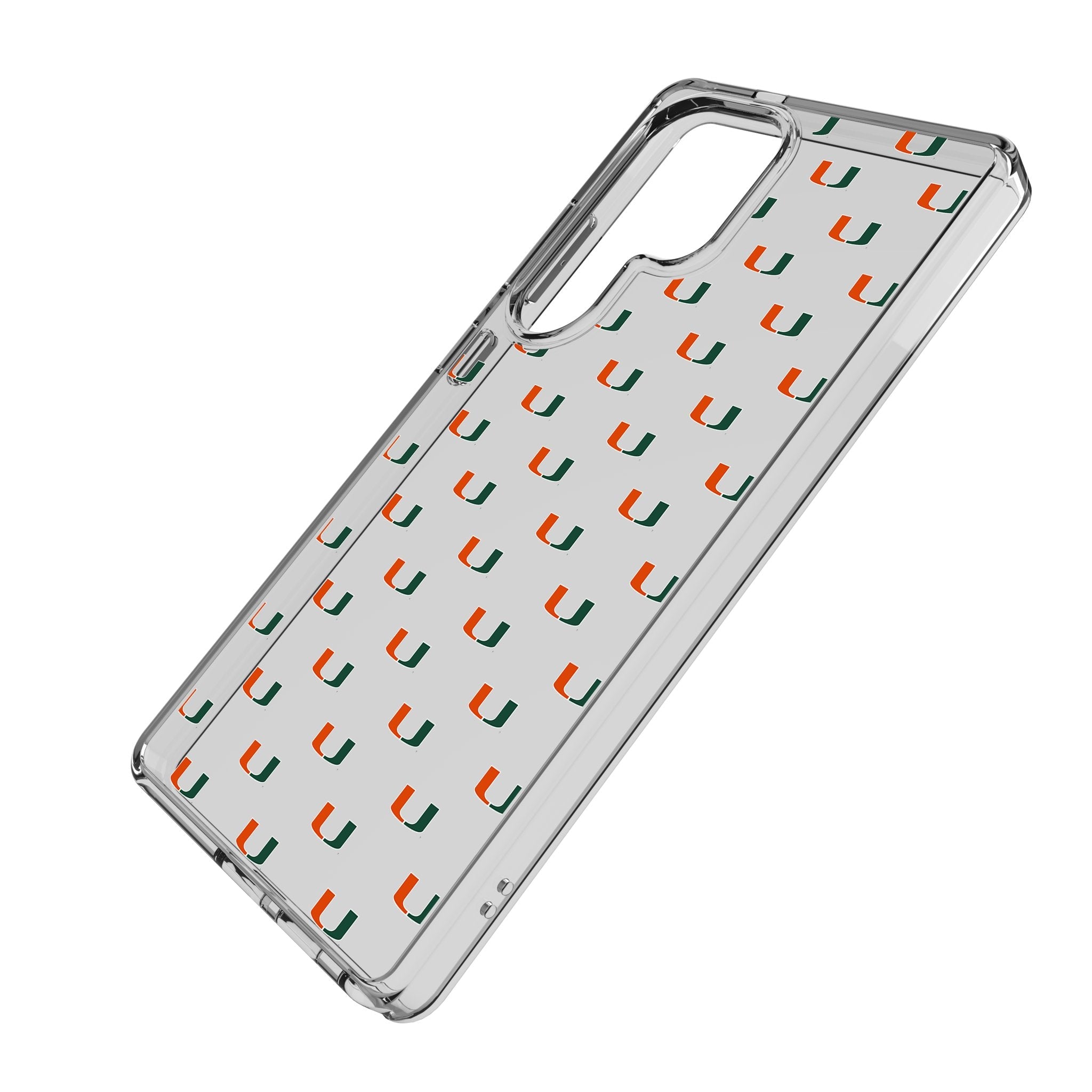 University of Miami Hurricanes Fashion Pattern Clear Phone Case for Samsung Galaxy 2