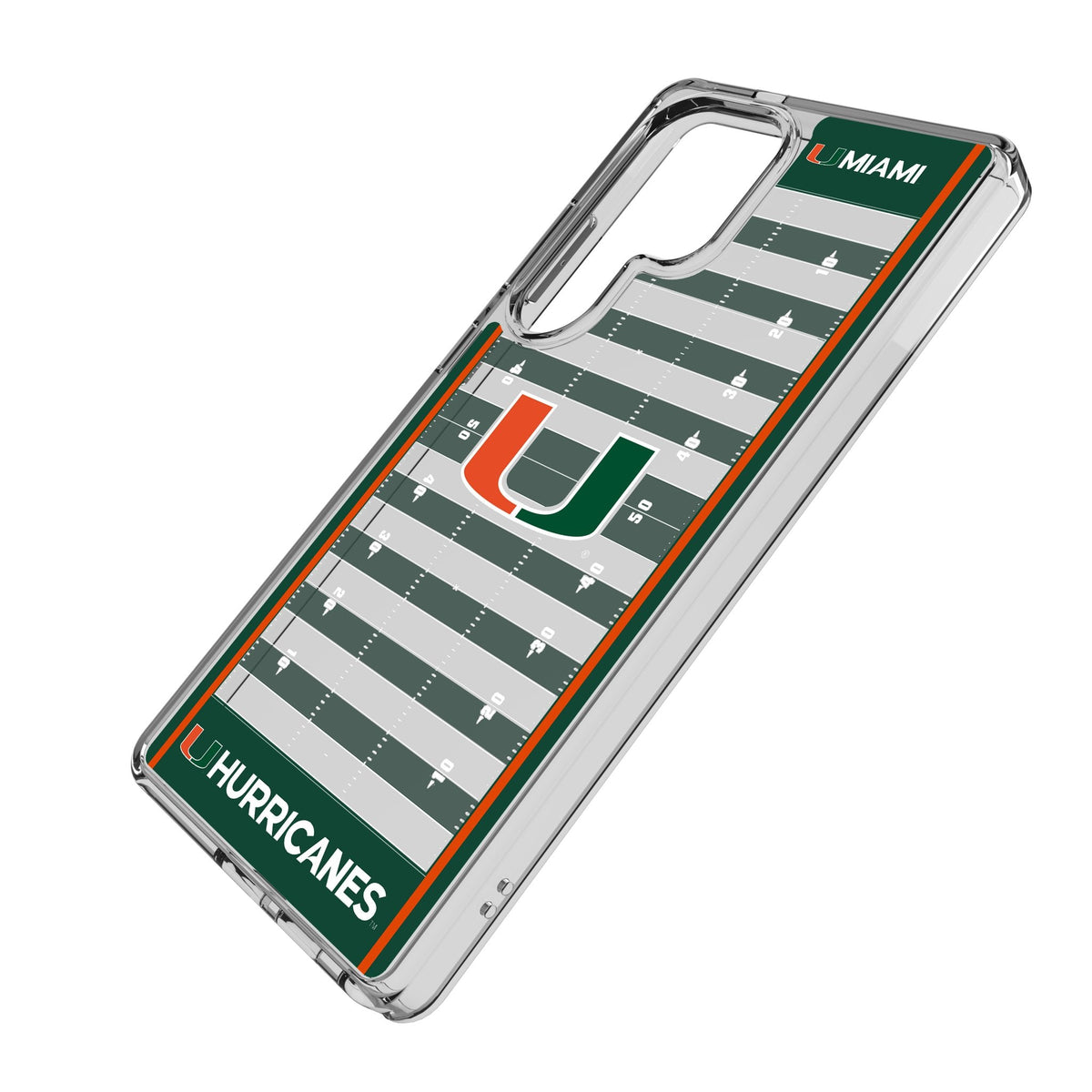 University of Miami Hurricanes Field Clear Phone Case for Samsung Galaxy 2