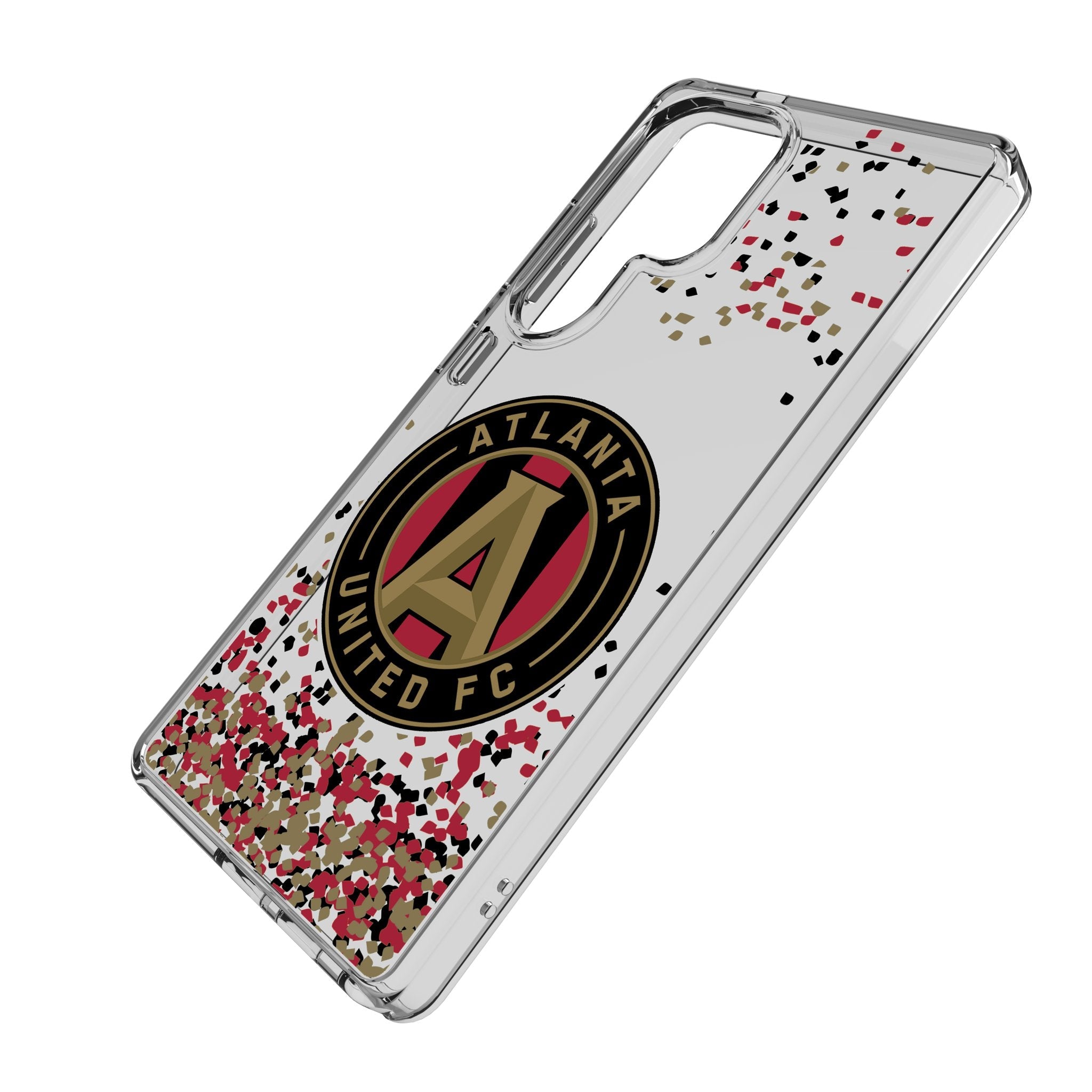 Atlanta United FC Confetti Clear Phone Case for Samsung Galaxy