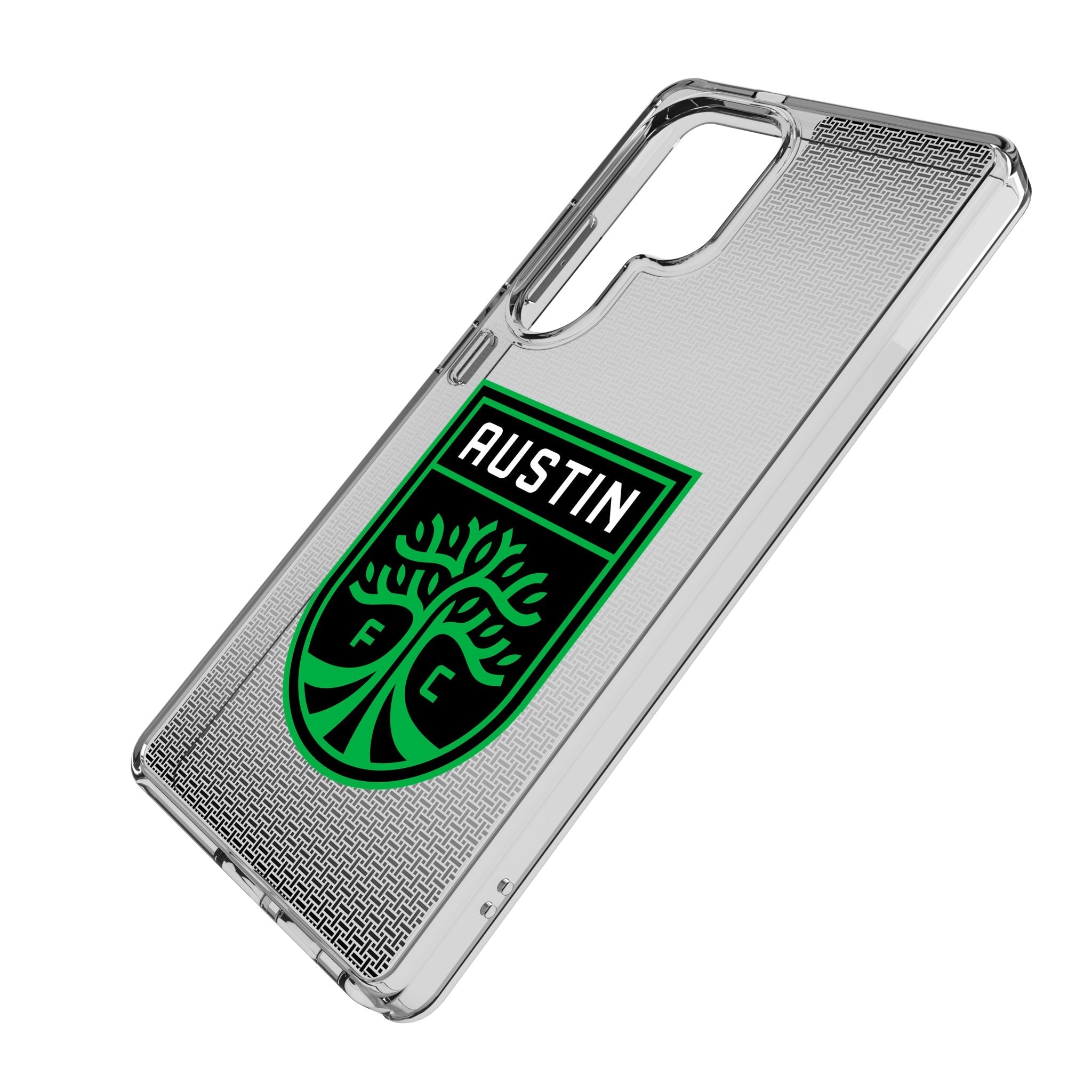 Austin FC Linen Clear Phone Case for Samsung Galaxy