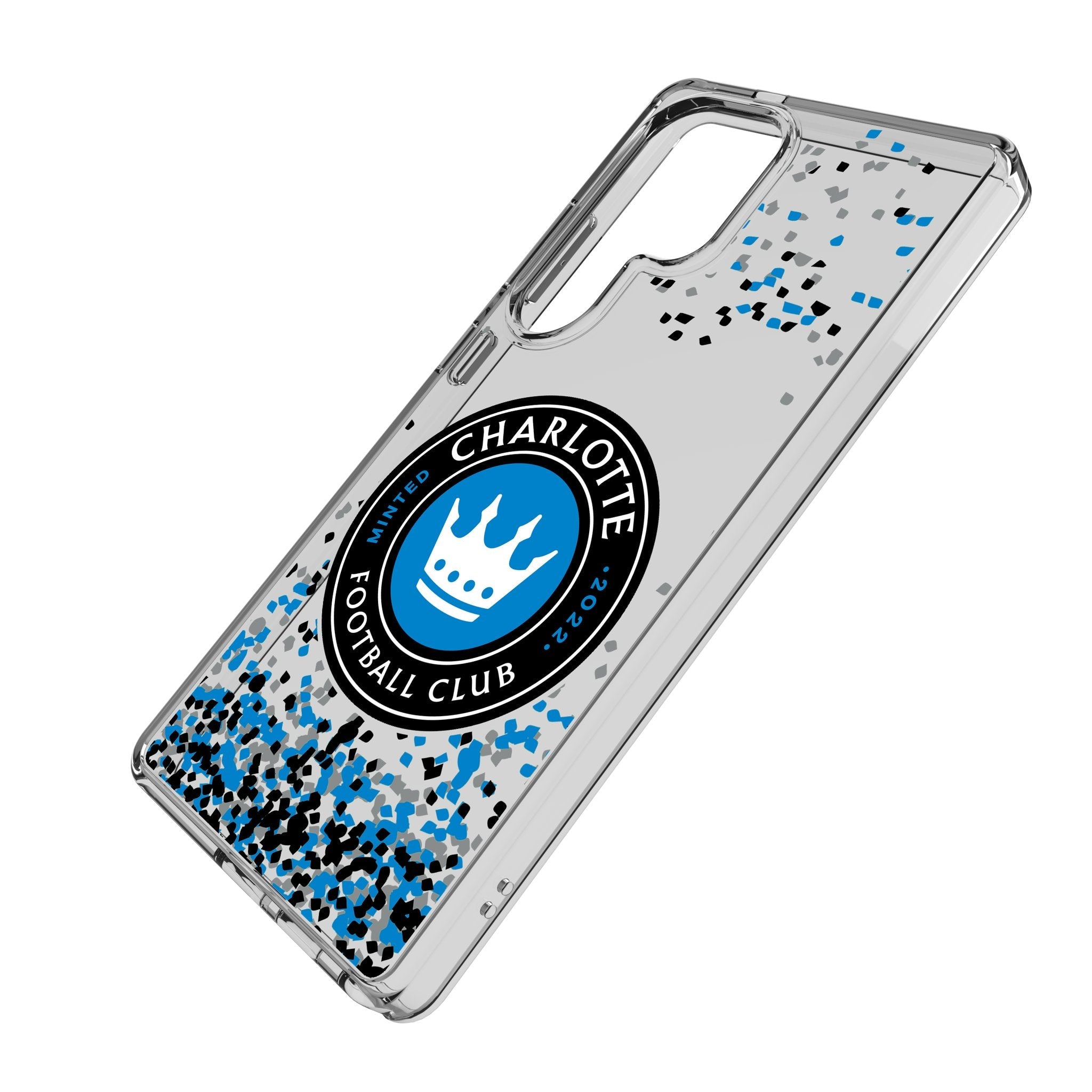 Charlotte FC Confetti Clear Phone Case for Samsung Galaxy 2