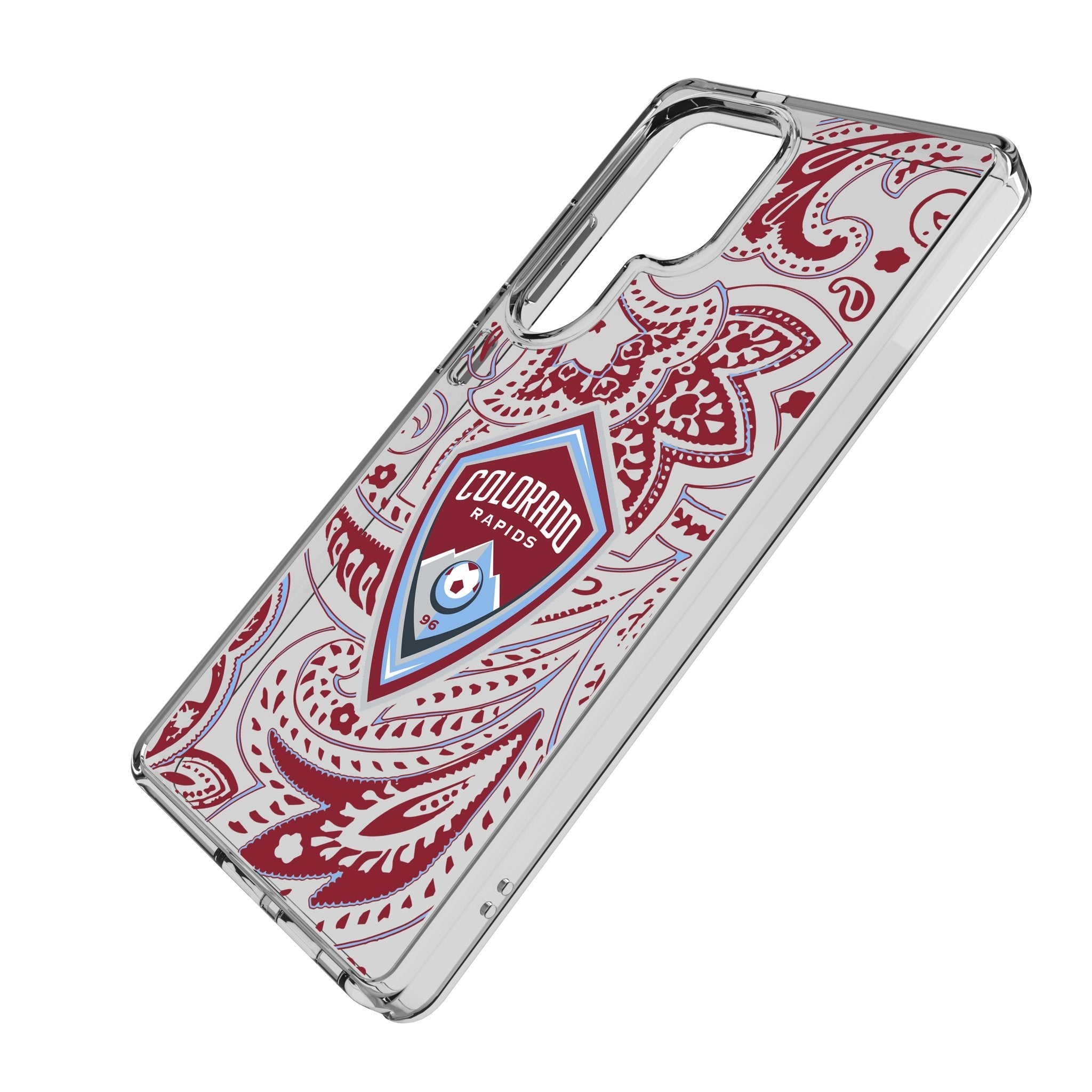 Colorado Rapids Paisley Clear Phone Case for Samsung Galaxy