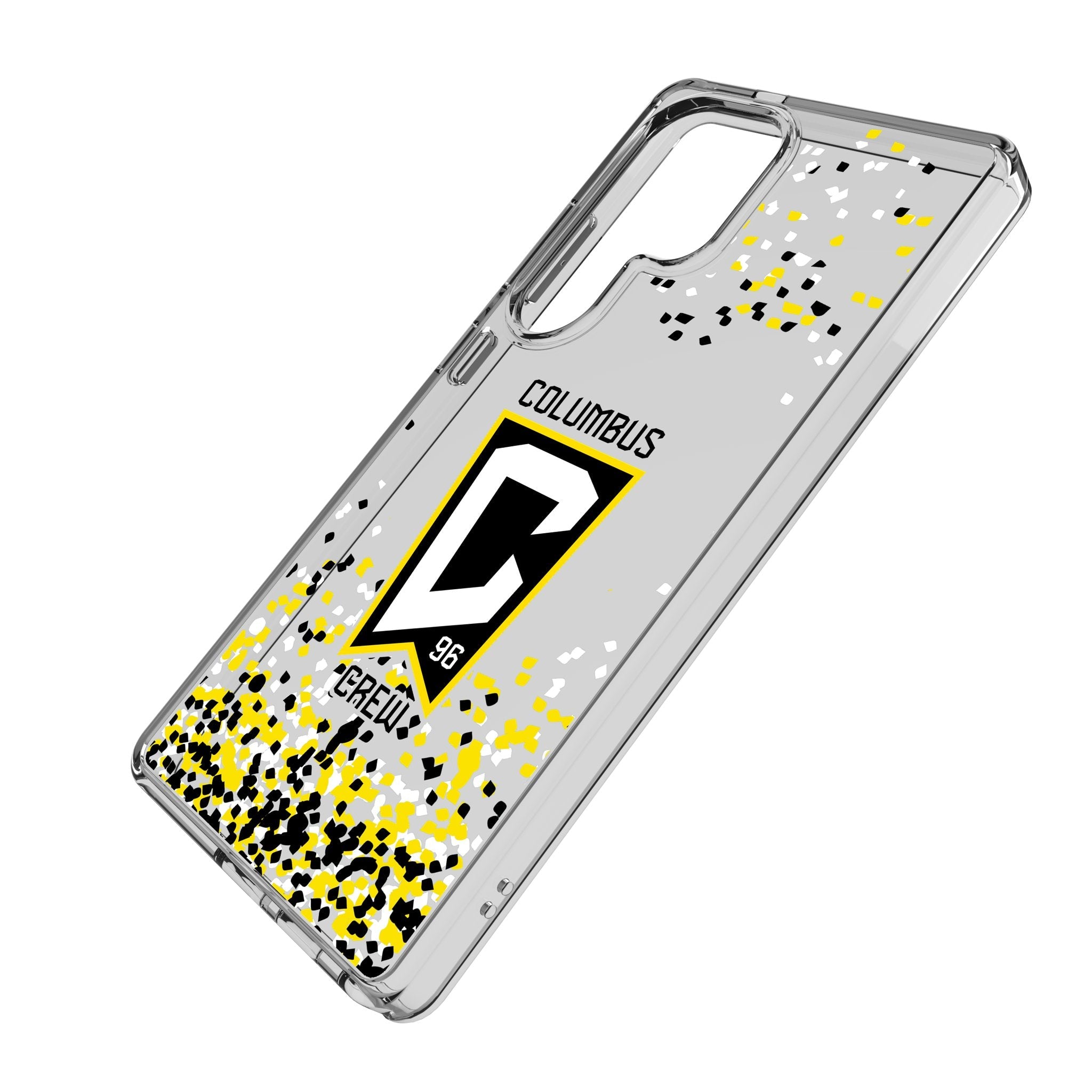 Columbus Crew Confetti Clear Phone Case for Samsung Galaxy