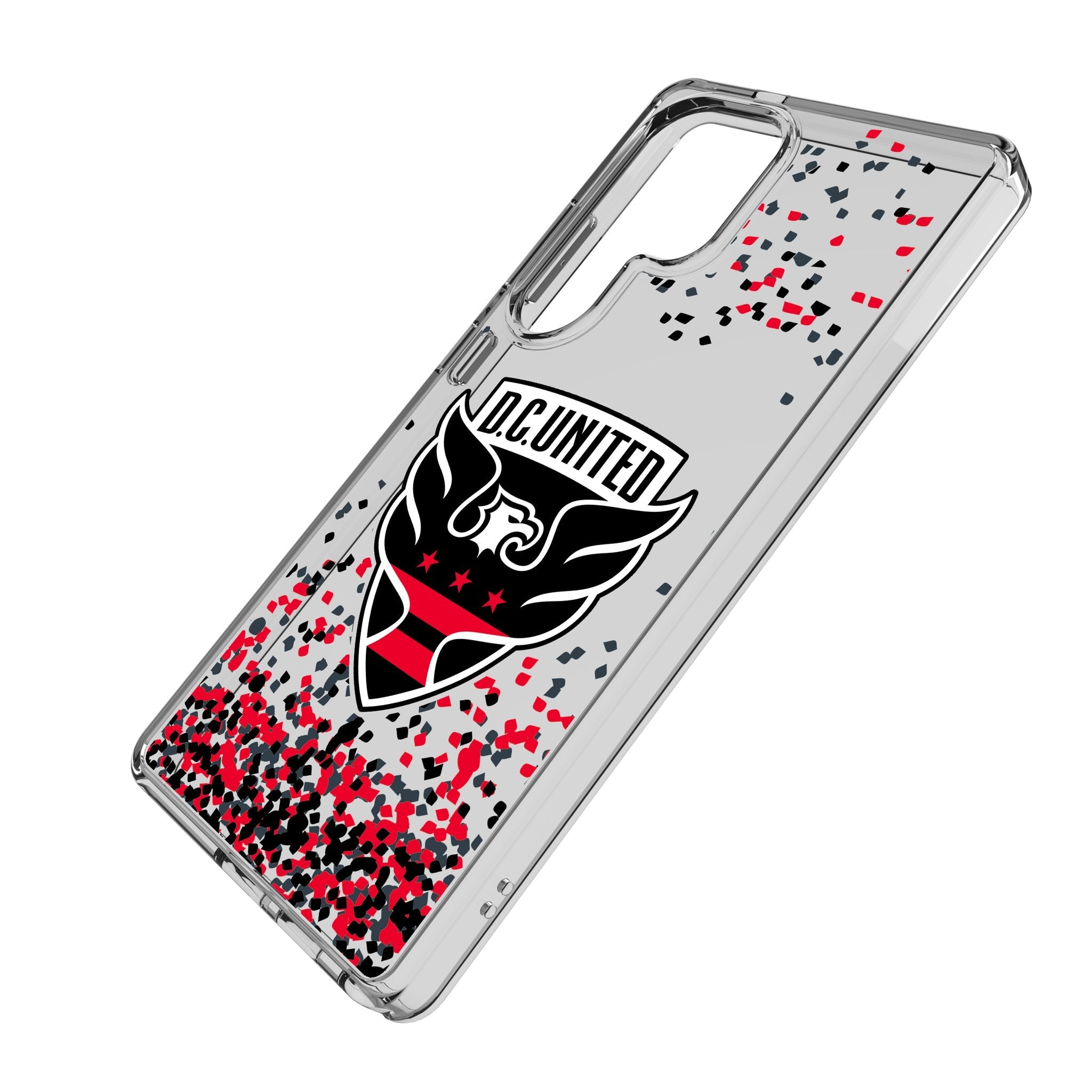 DC United Confetti Clear Phone Case for Samsung Galaxy 2