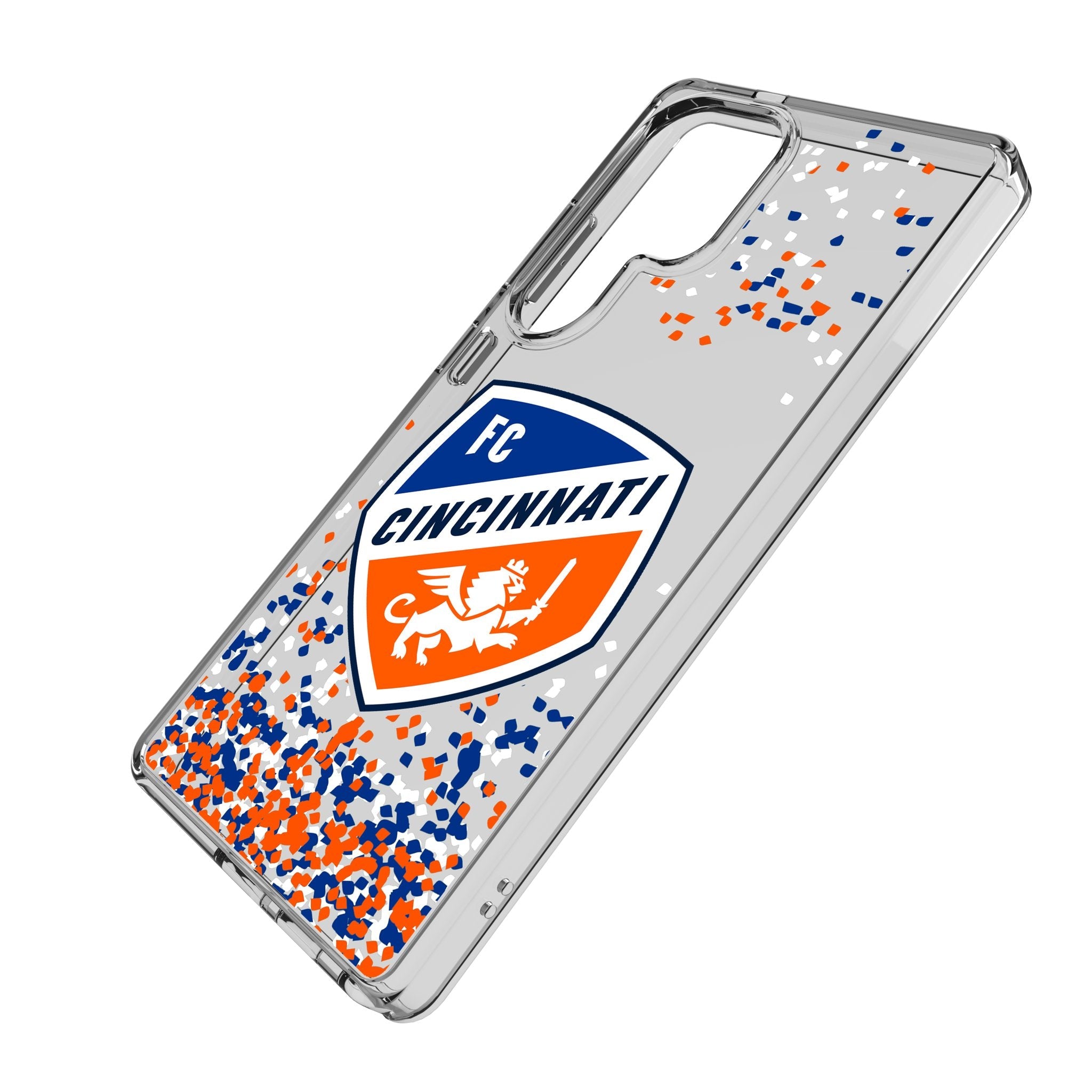 FC Cincinnati Confetti Clear Phone Case for Samsung Galaxy