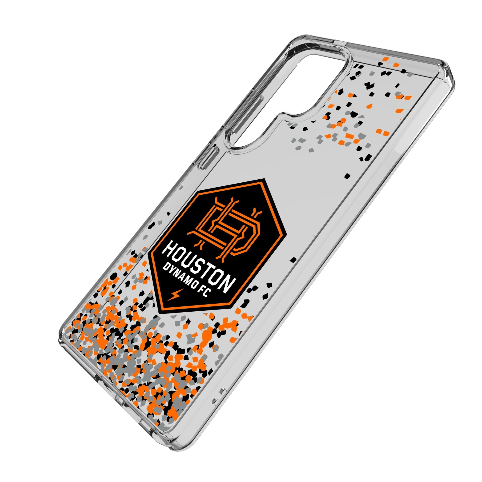 Houston Dynamo Confetti Clear Phone Case for Samsung Galaxy 2