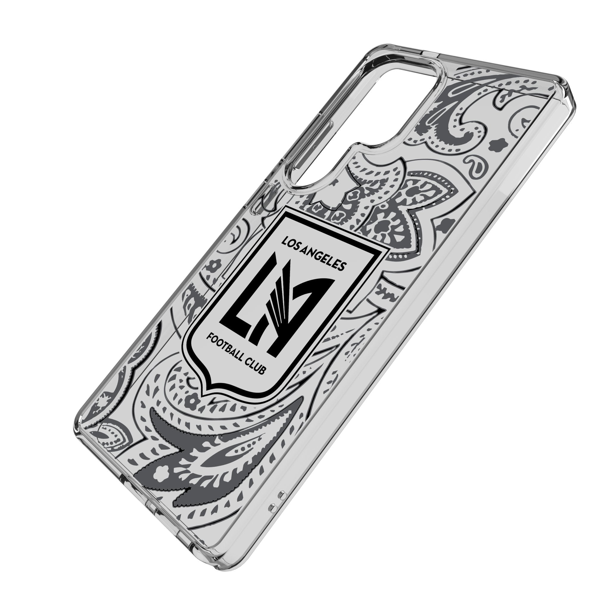 Los Angeles Football Club Paisley Clear Phone Case for Samsung Galaxy