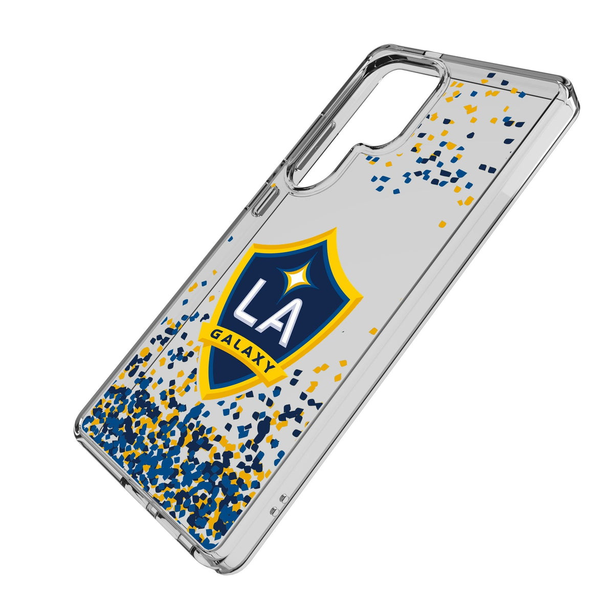 LA Galaxy Confetti Clear Phone Case for Samsung Galaxy