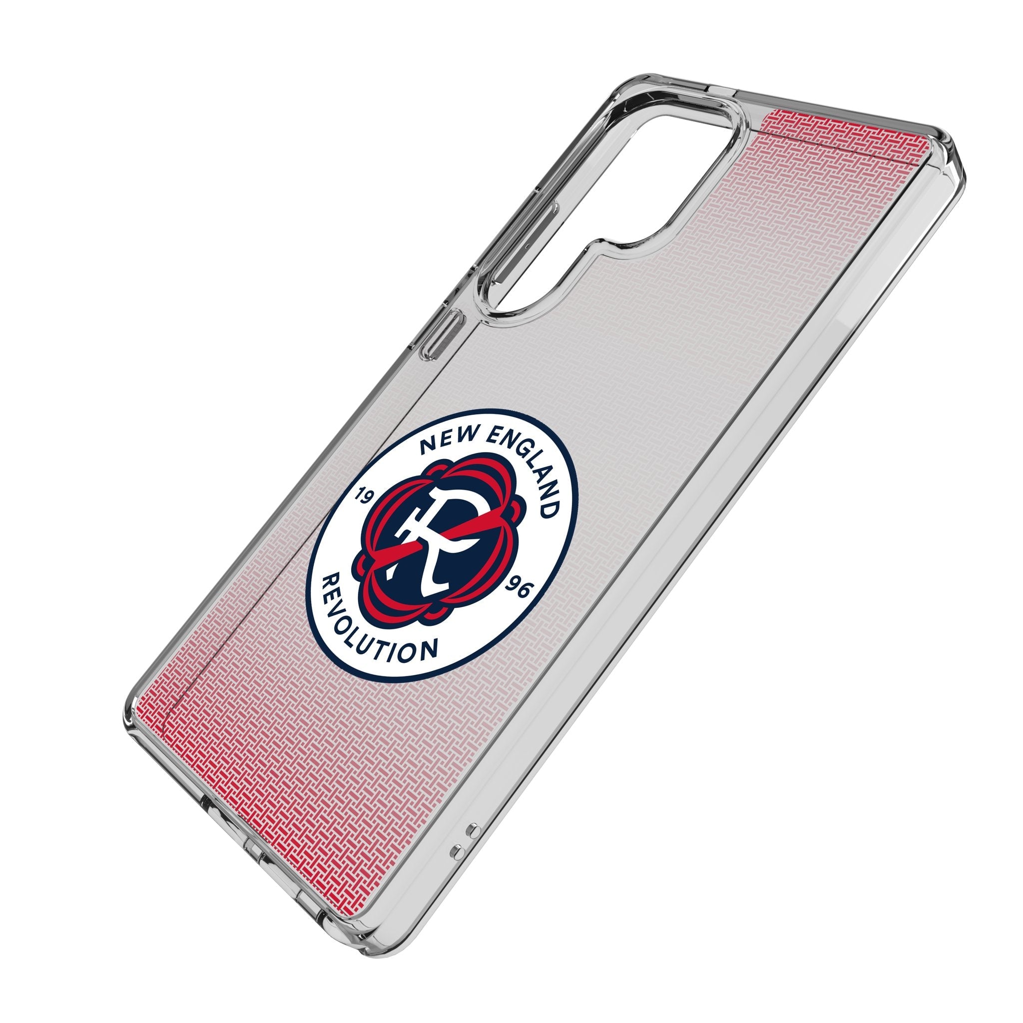 New England Revolution Linen Clear Phone Case for Samsung Galaxy