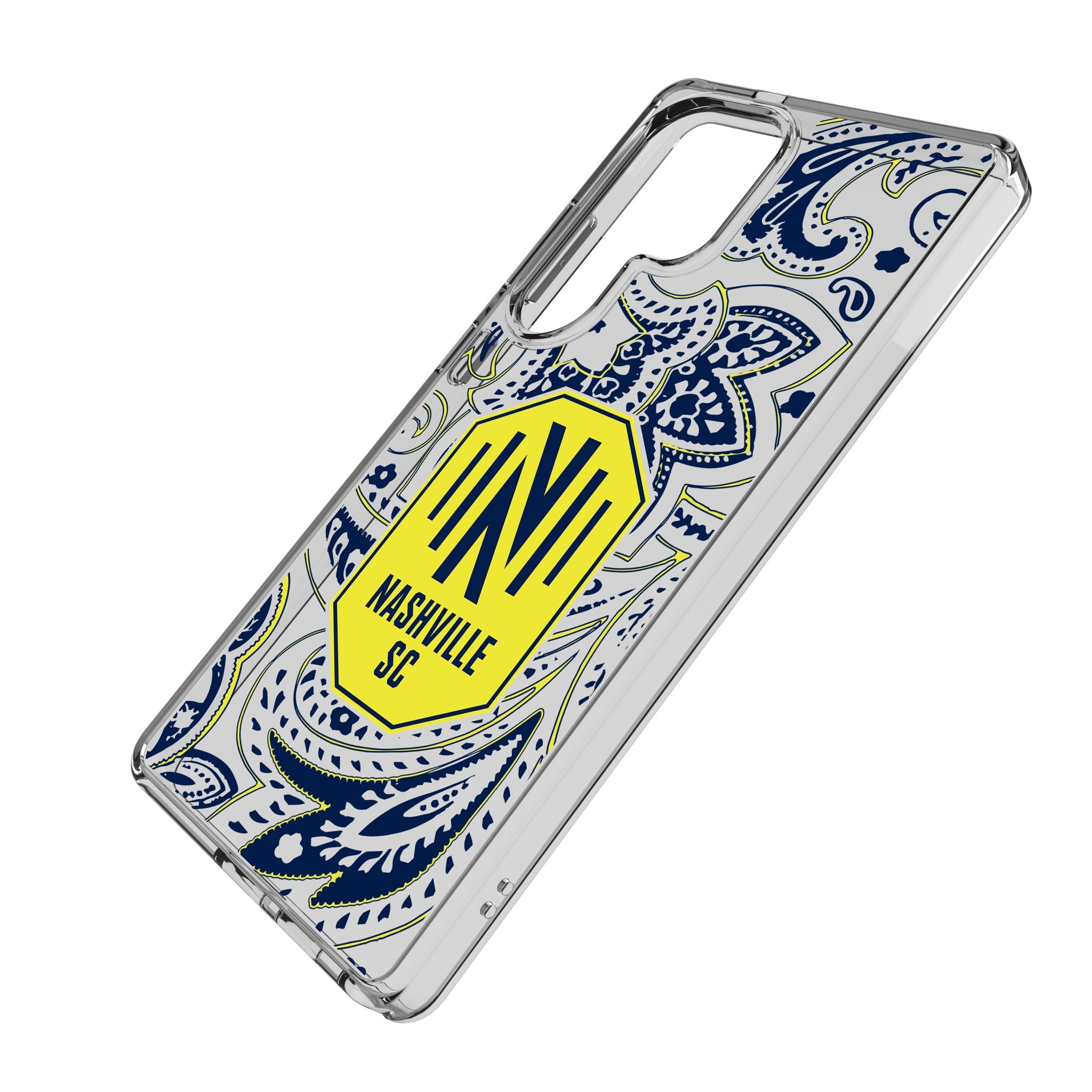 Nashville SC Paisley Clear Phone Case for Samsung Galaxy
