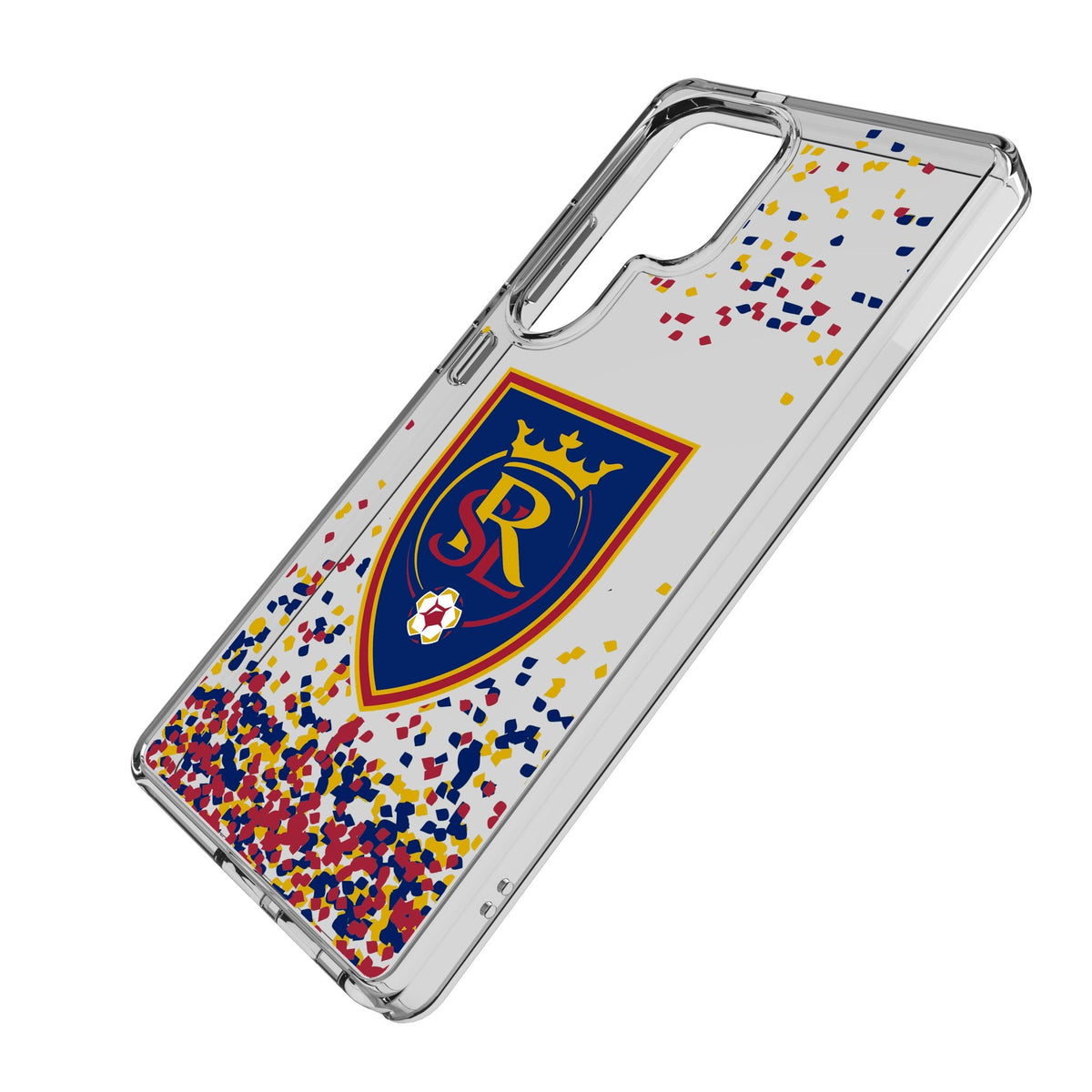 Real Salt Lake Confetti Clear Phone Case for Samsung Galaxy