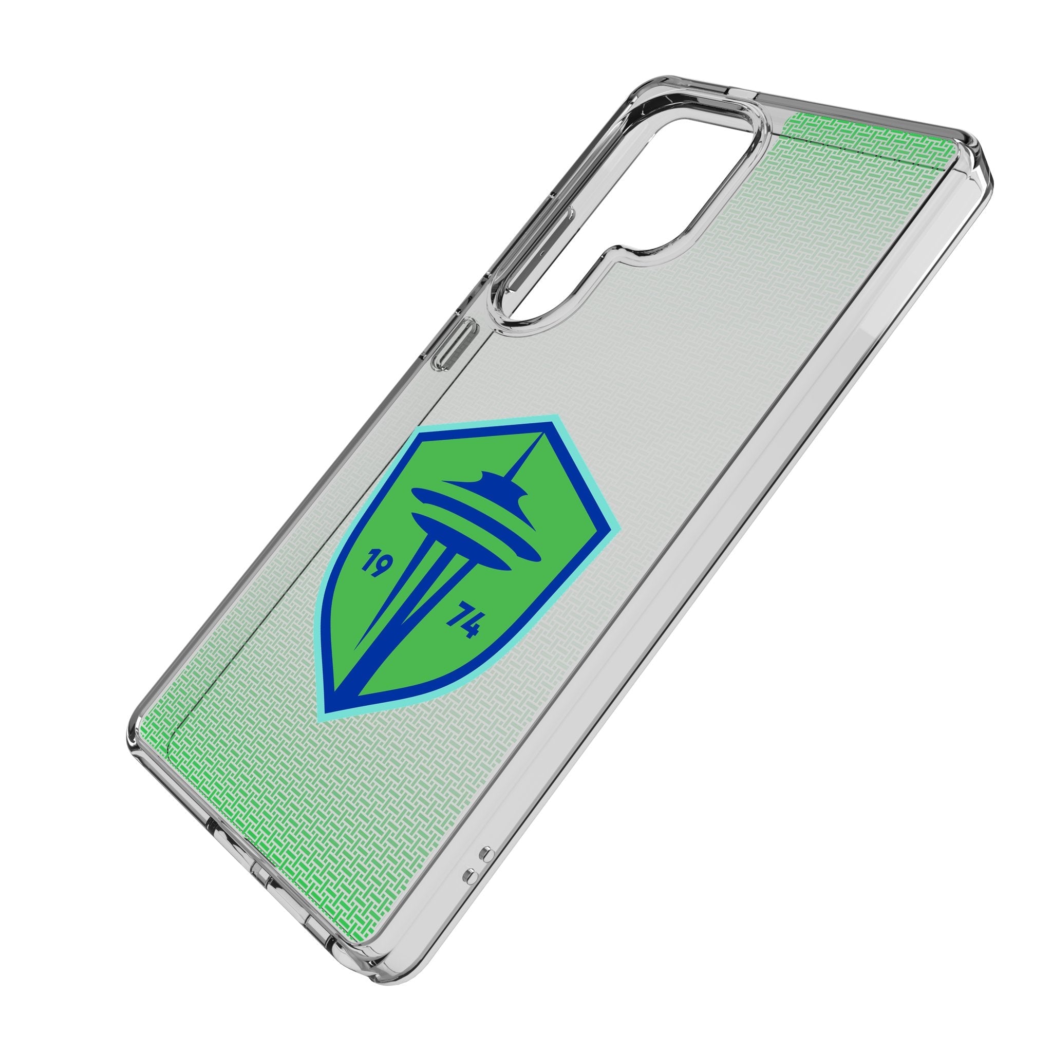 Seattle Sounders FC Linen Clear Phone Case for Samsung Galaxy 2
