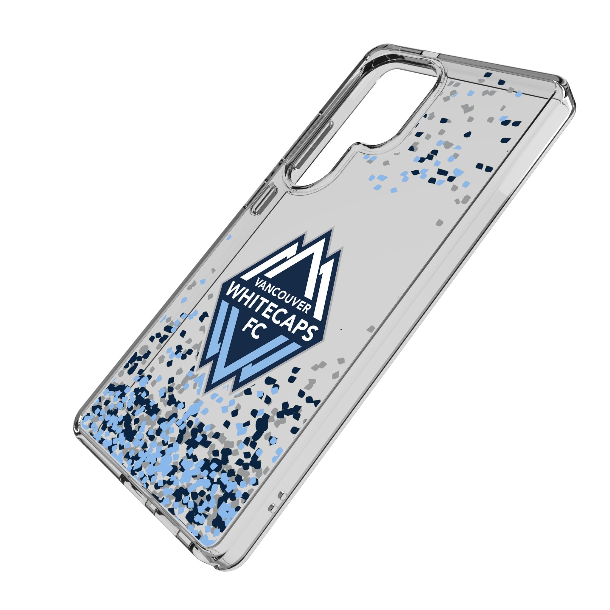 Vancouver Whitecaps Confetti Clear Phone Case for Samsung Galaxy