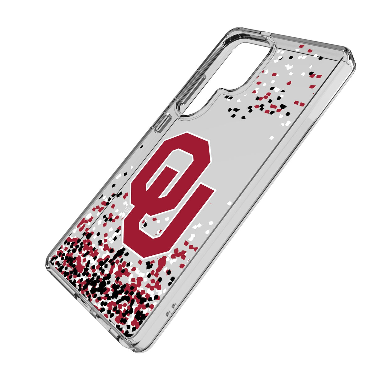University of Oklahoma Sooners Confetti Clear Phone Case for Samsung Galaxy