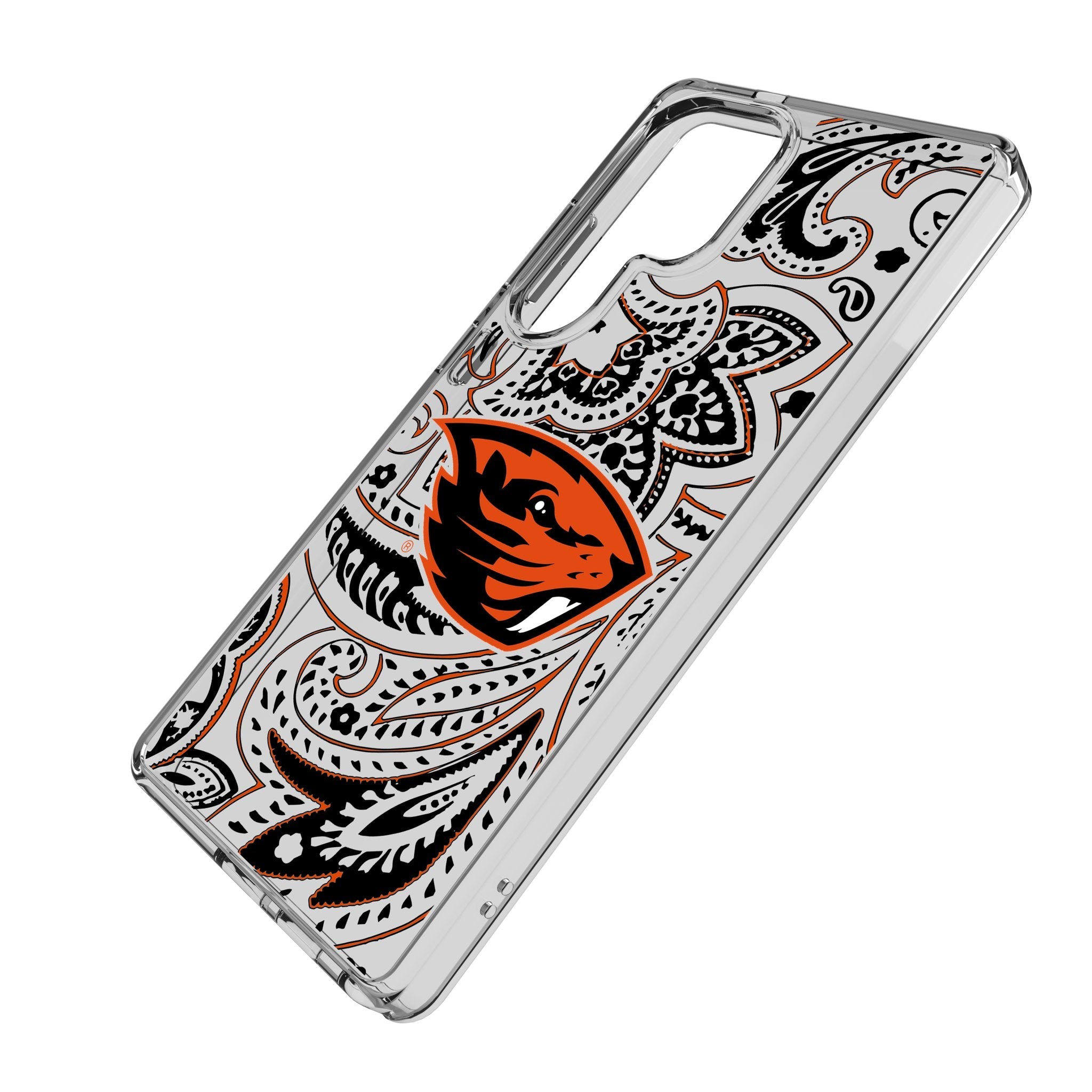 Oregon State University Beavers Paisley Clear Phone Case for Samsung Galaxy