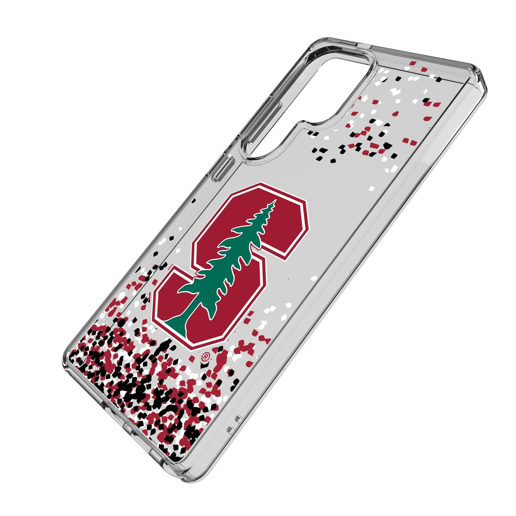 Stanford University Cardinal Confetti Clear Phone Case for Samsung Galaxy 2
