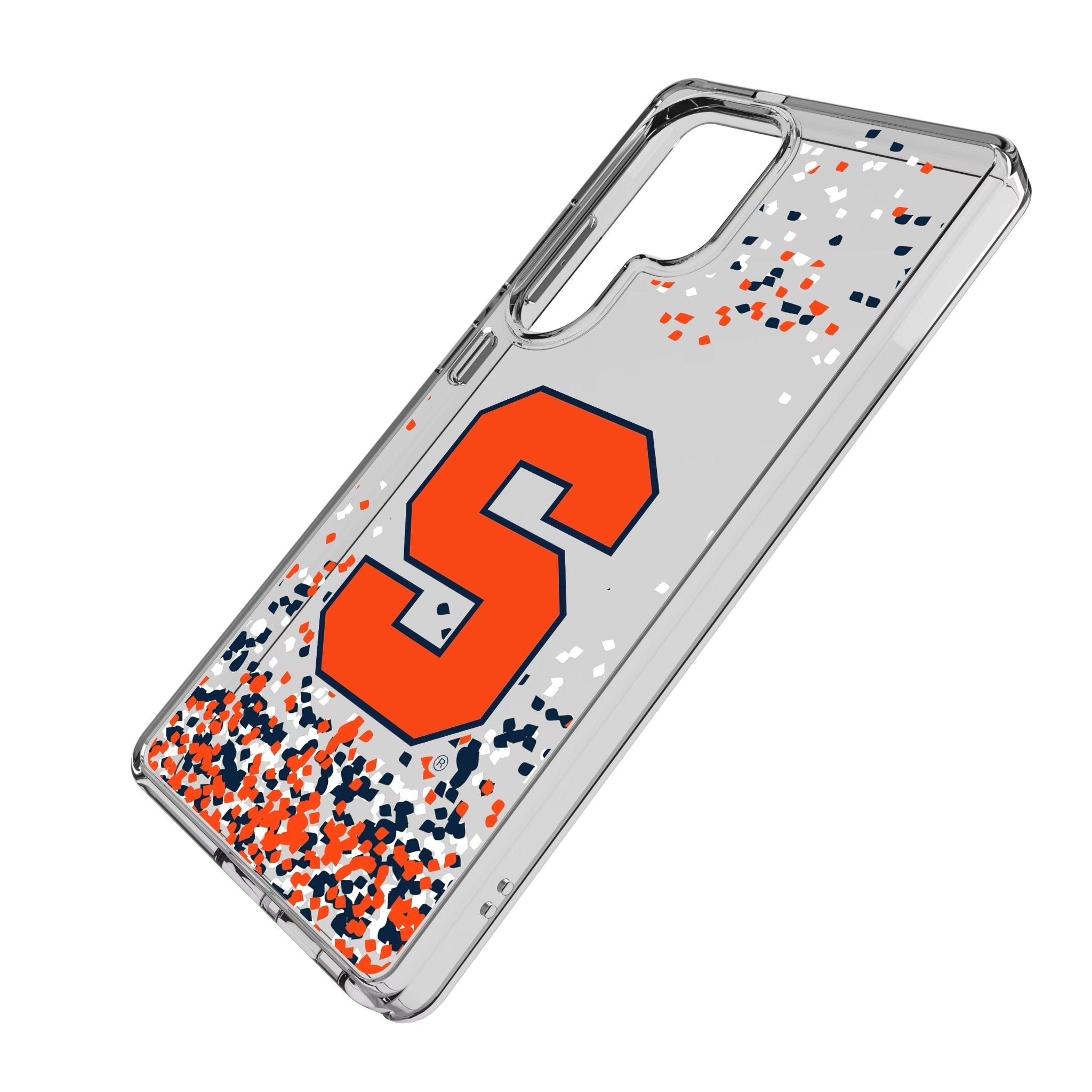 Syracuse University Orange Confetti Clear Phone Case for Samsung Galaxy 1