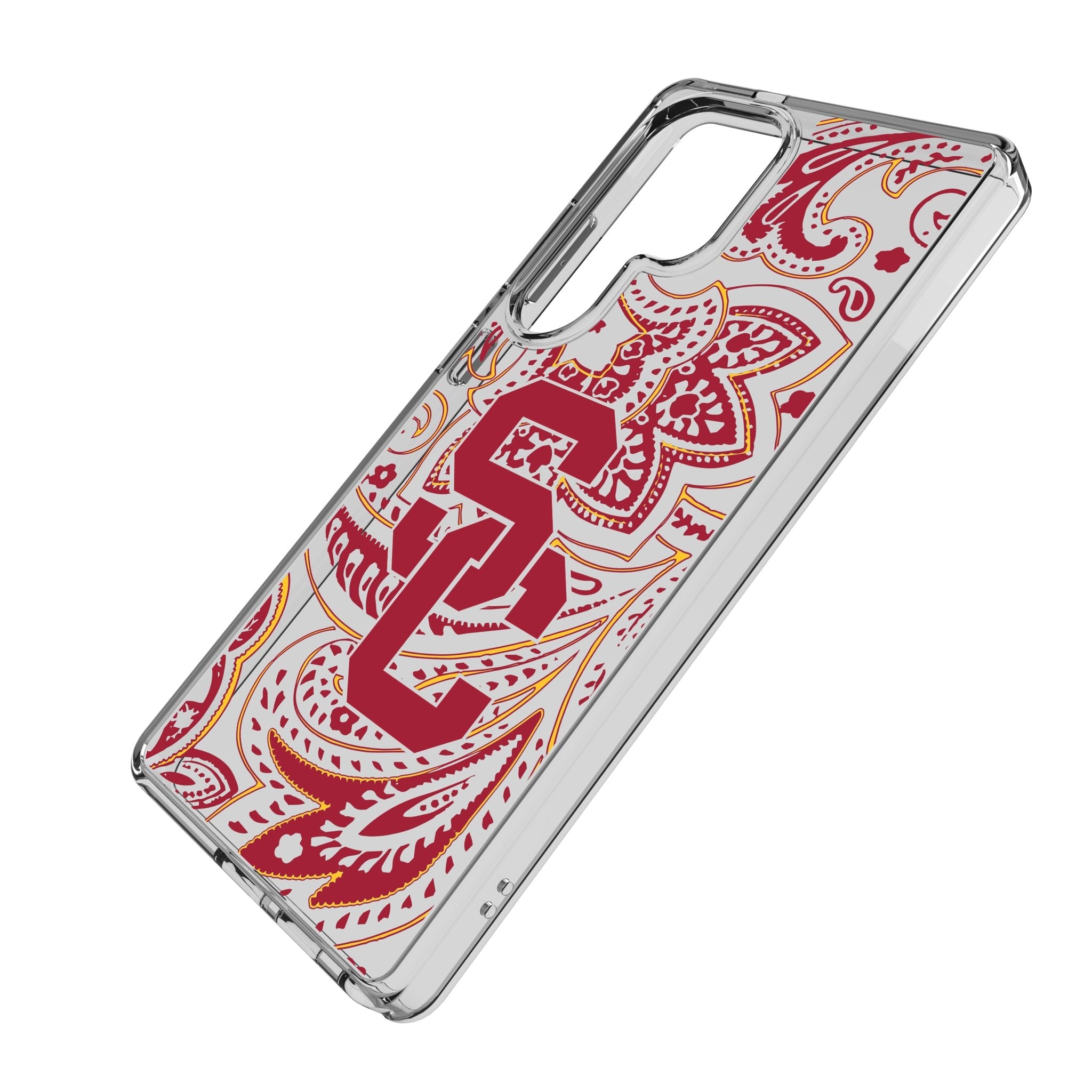 University of Southern California Trojans Paisley Clear Phone Case for Samsung Galaxy 2