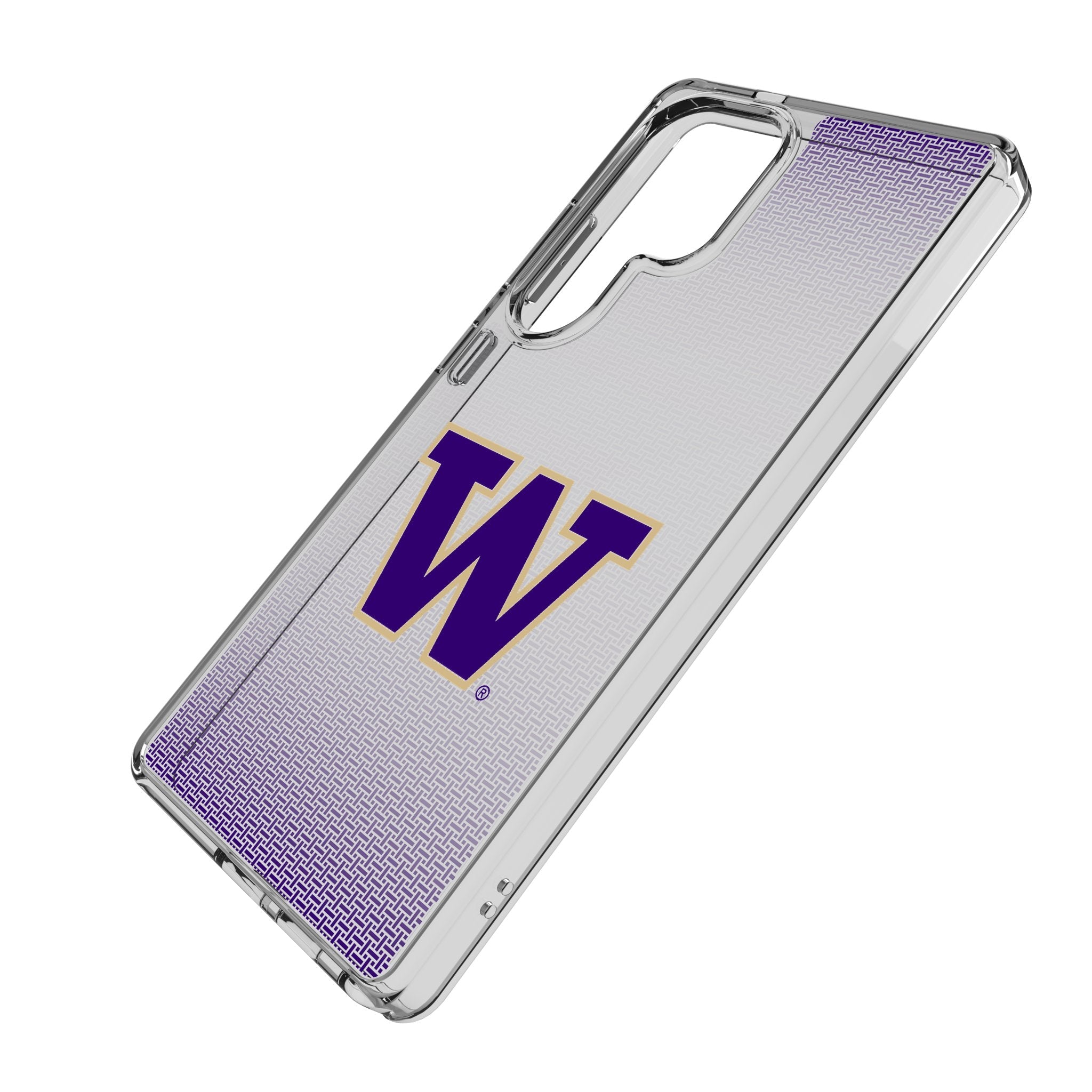 University of Washington Huskies Linen Clear Phone Case for Samsung Galaxy