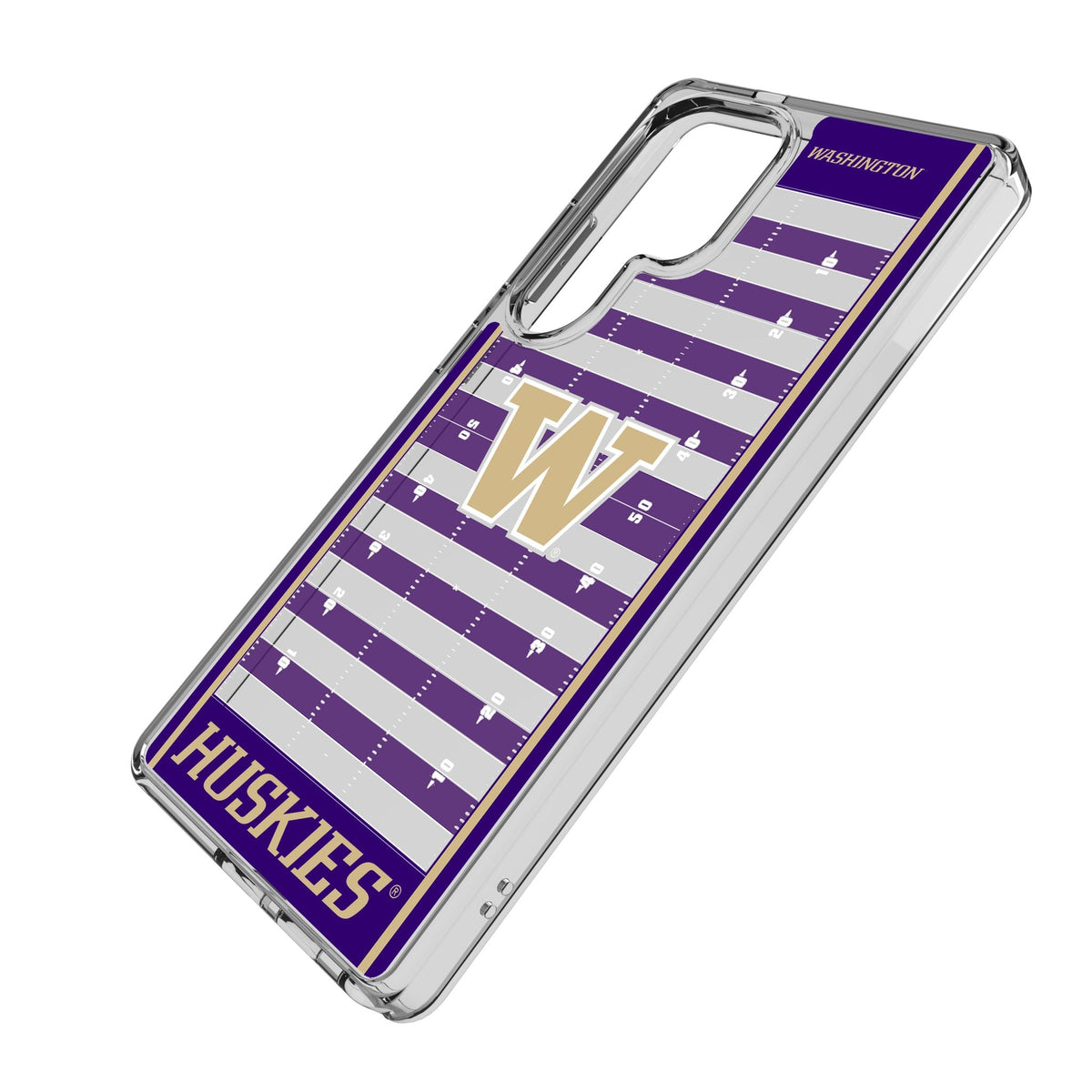 University of Washington Huskies Field Clear Phone Case for Samsung Galaxy 2