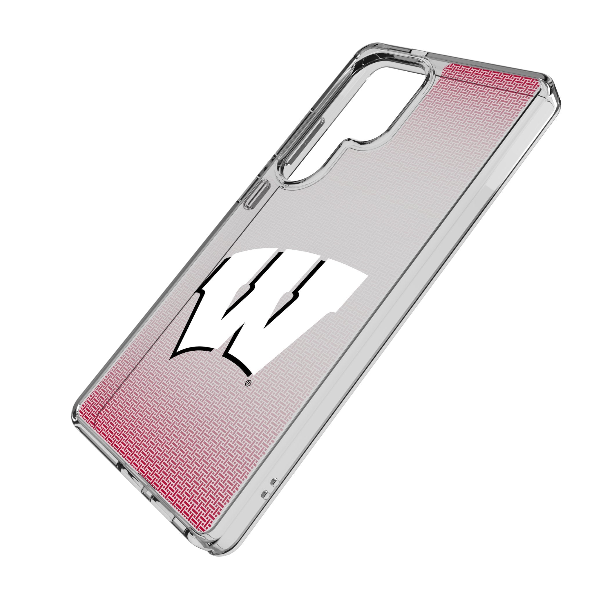 University of Wisconsin Badgers Linen Clear Phone Case for Samsung Galaxy