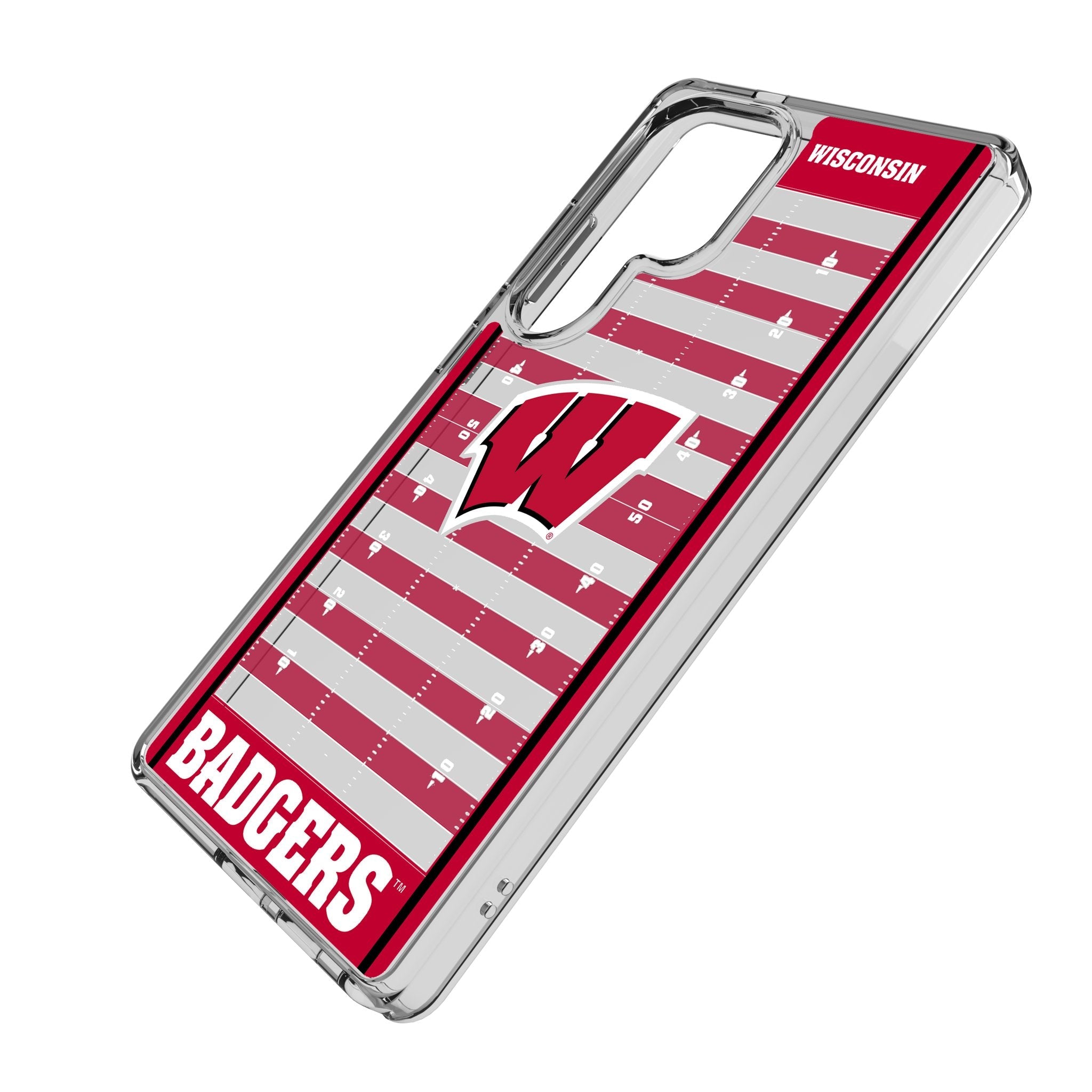 University of Wisconsin Badgers Field Clear Phone Case for Samsung Galaxy