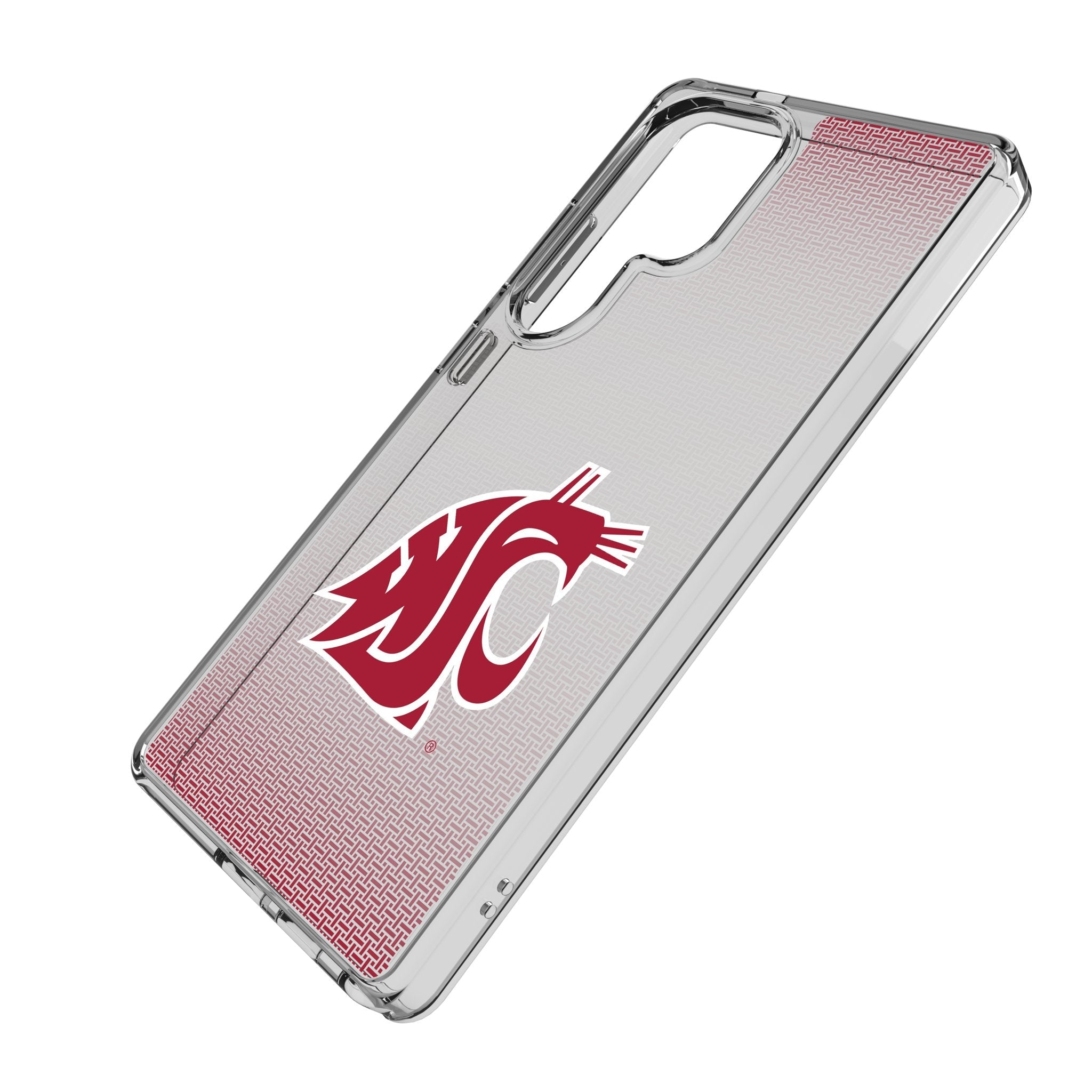 Washington State University Cougars Linen Clear Phone Case for Samsung Galaxy