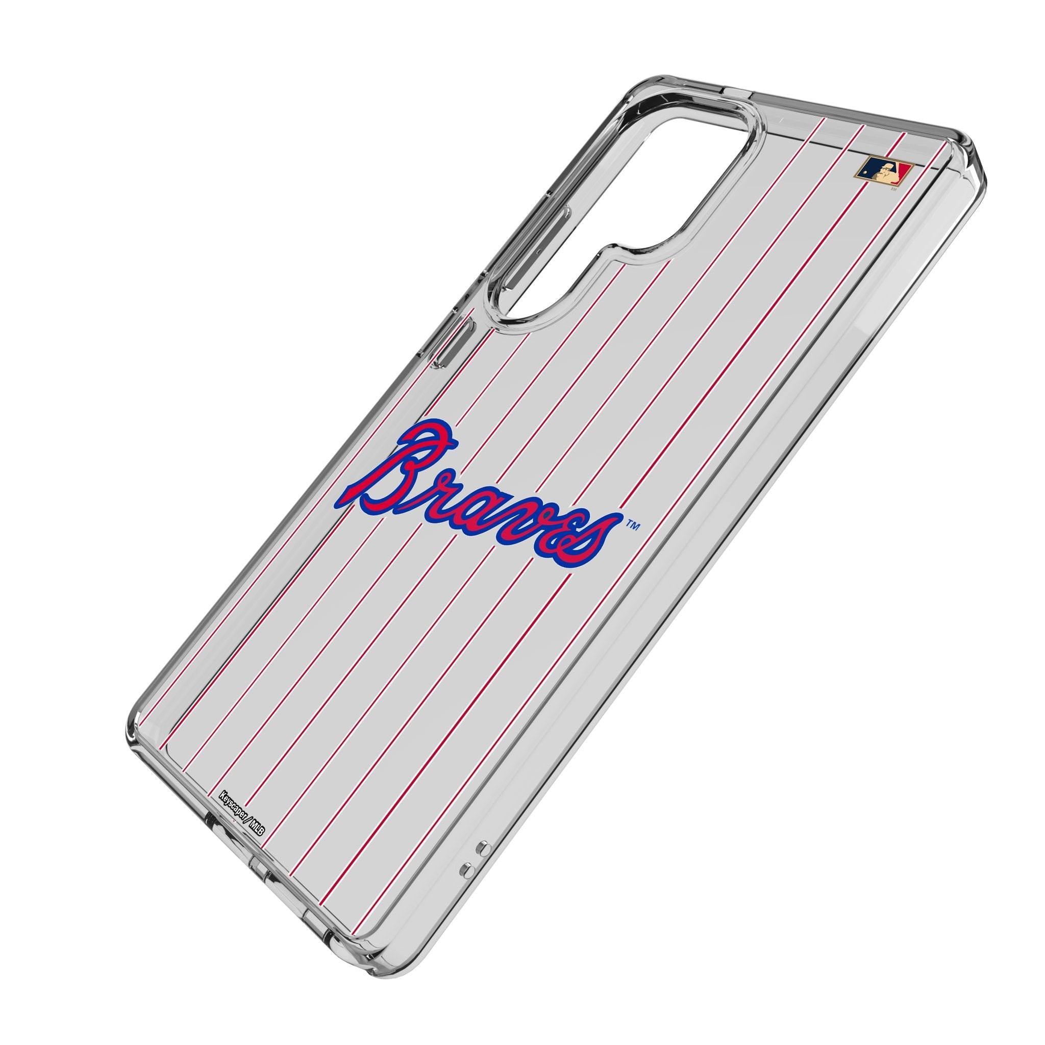 Atlanta Braves Home 2012 - Cooperstown Collection Pinstripe Clear Phone Case for Samsung Galaxy 2