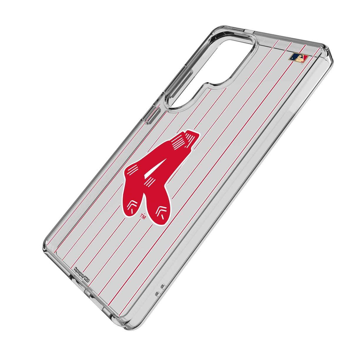 Boston Red Sox 1924-1960 - Cooperstown Collection Pinstripe Clear Phone Case for Samsung Galaxy 2