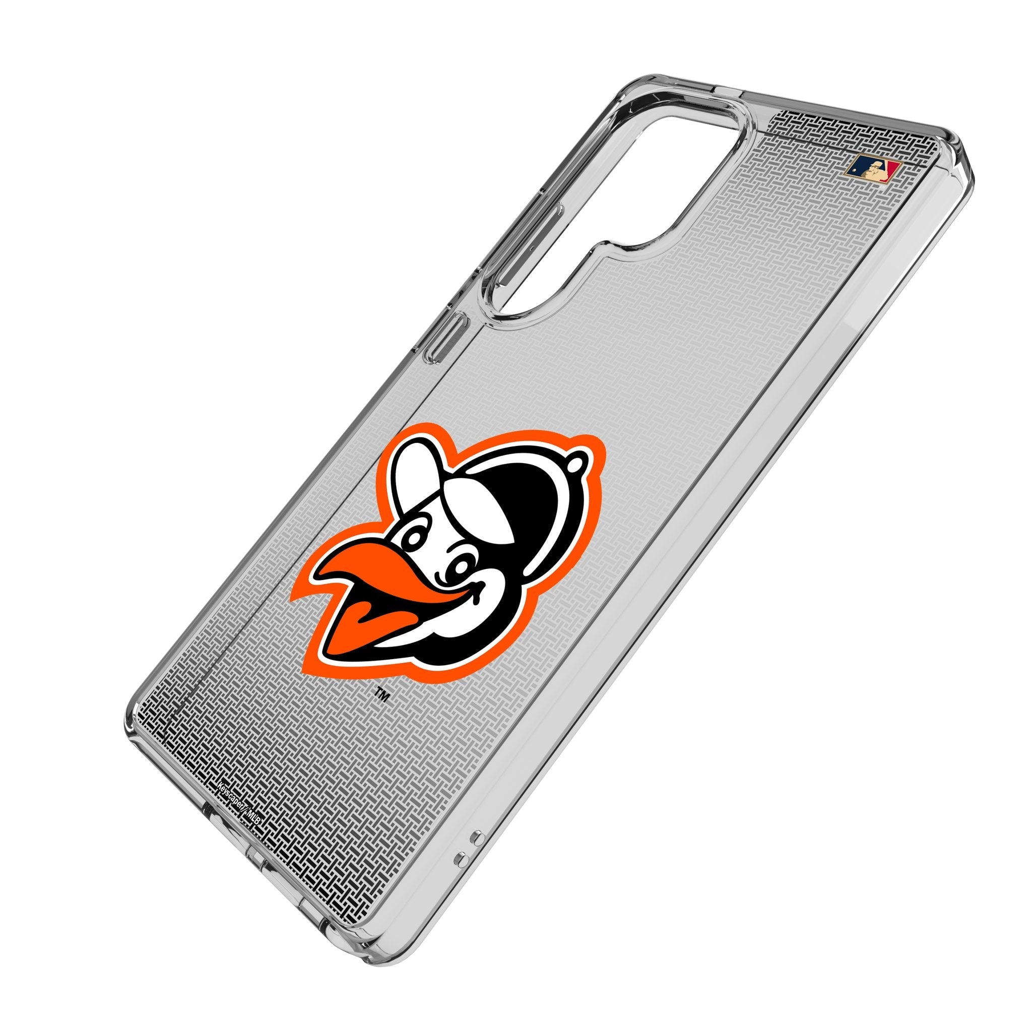 Baltimore Orioles 1955 - Cooperstown Collection Linen Clear Phone Case for Samsung Galaxy