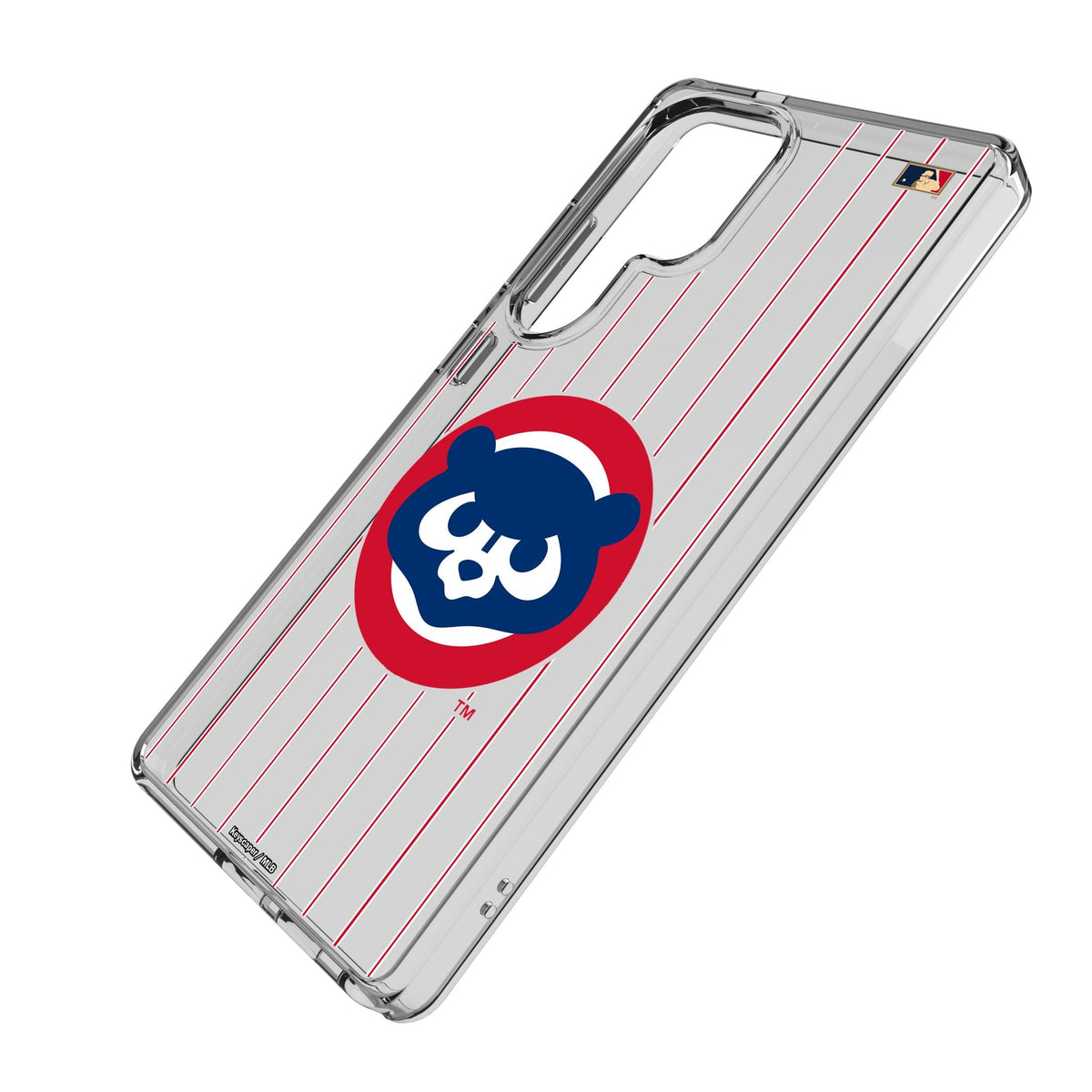 Chicago Cubs Home 1979-1993 - Cooperstown Collection Pinstripe Clear Phone Case for Samsung Galaxy 2