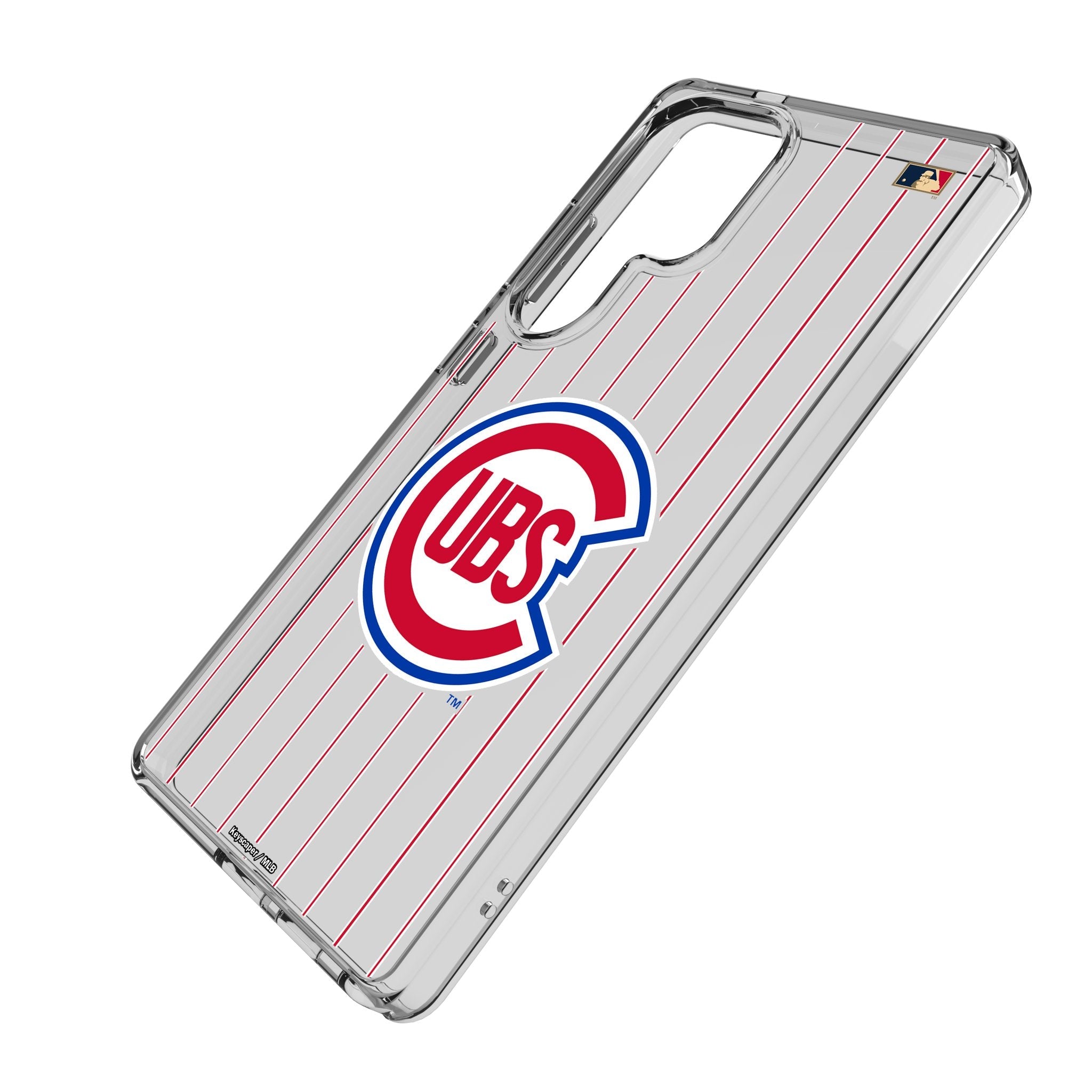 Chicago Cubs 1948-1956 - Cooperstown Collection Pinstripe Clear Phone Case for Samsung Galaxy 2