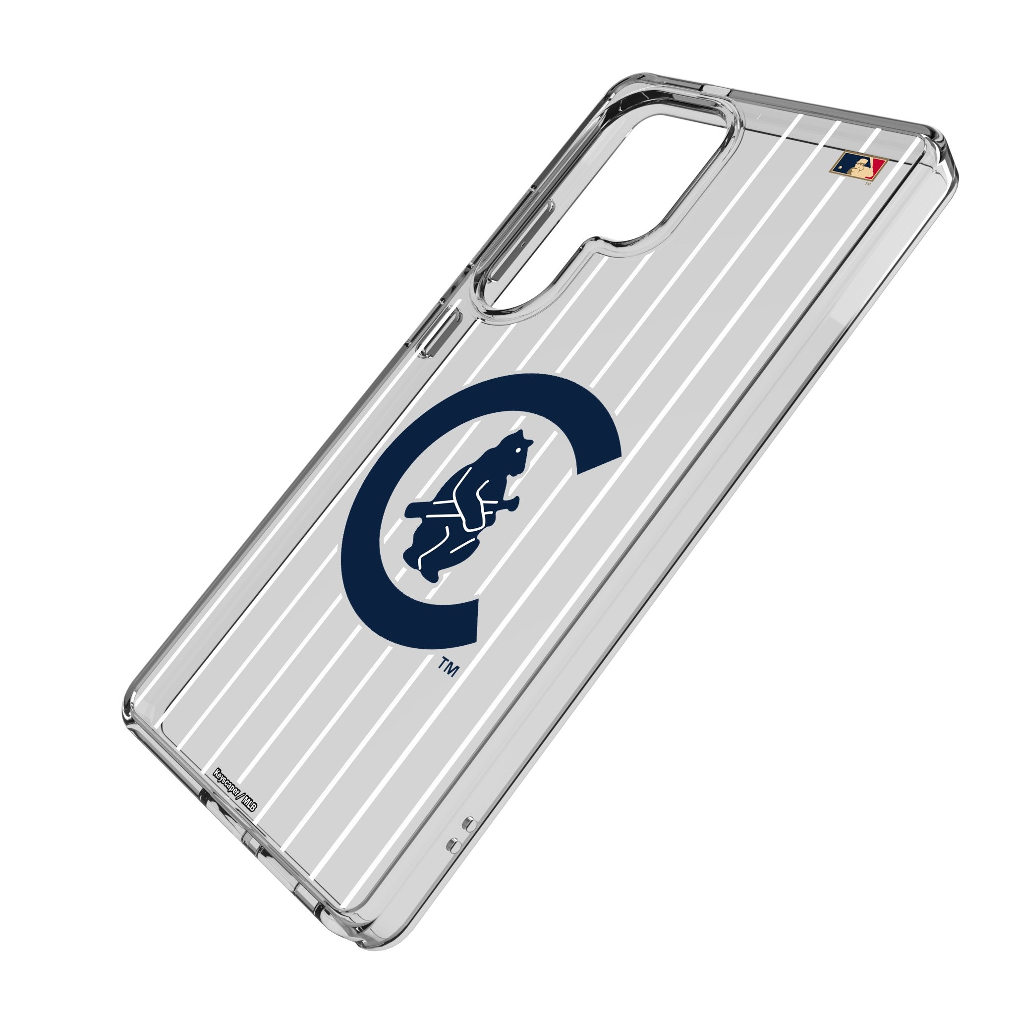 Chicago Cubs 1911-1912 - Cooperstown Collection Pinstripe Clear Phone Case for Samsung Galaxy 2