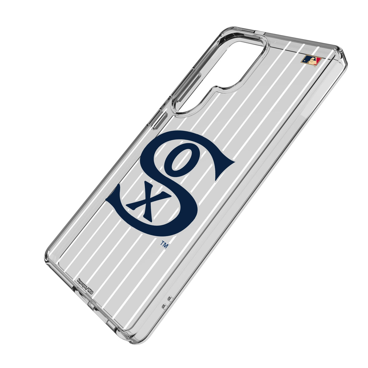 Chicago White Sox Road 1919-1921 - Cooperstown Collection Pinstripe Clear Phone Case for Samsung Galaxy 2