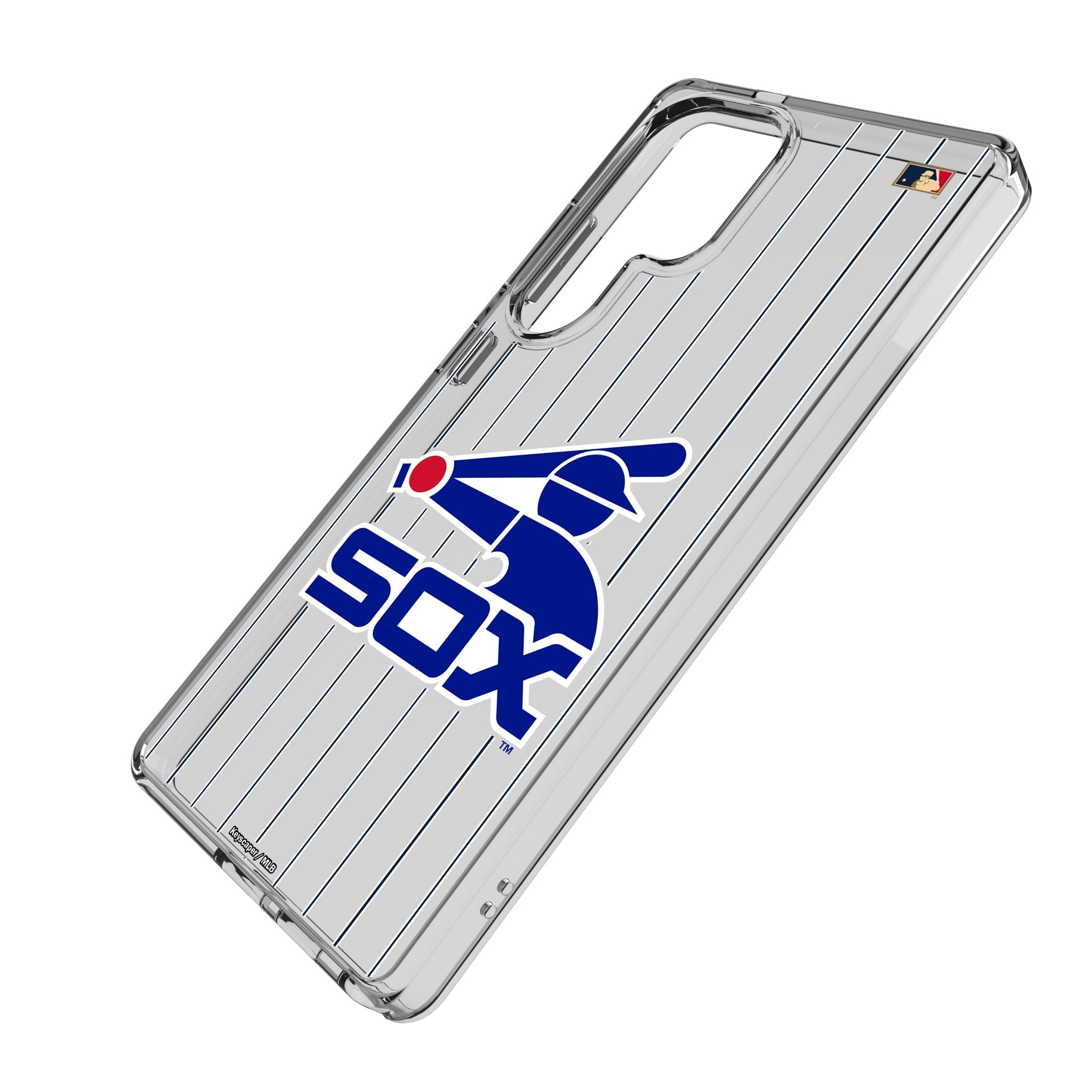Chicago White Sox 1976-1981 - Cooperstown Collection Pinstripe Clear Phone Case for Samsung Galaxy 2