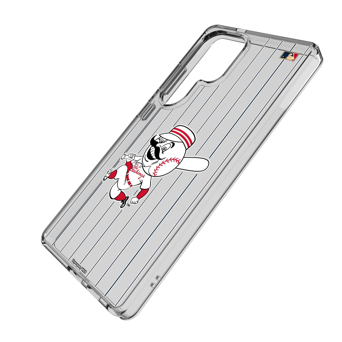 Cincinnati Reds 1953-1967 - Cooperstown Collection Pinstripe Clear Phone Case for Samsung Galaxy 2