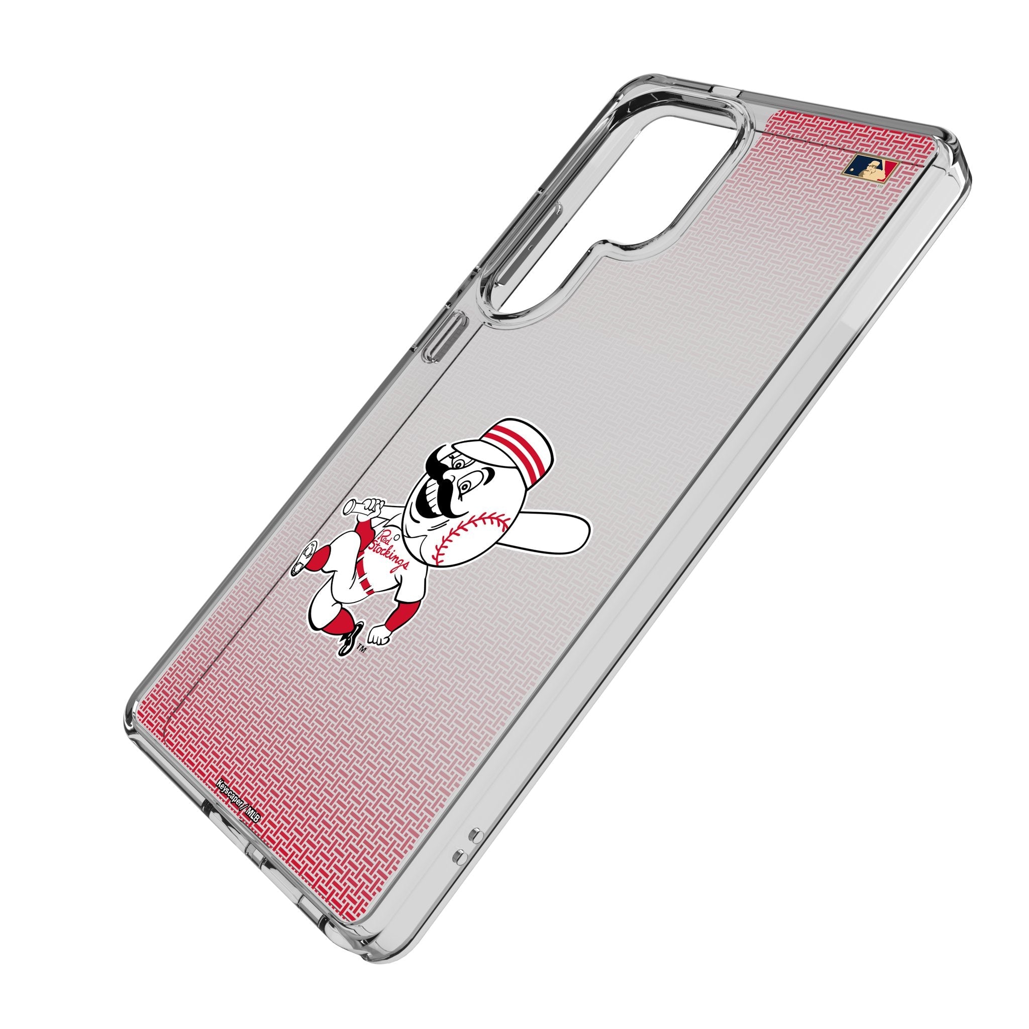 Cincinnati Reds 1953-1967 - Cooperstown Collection Linen Clear Phone Case for Samsung Galaxy 2