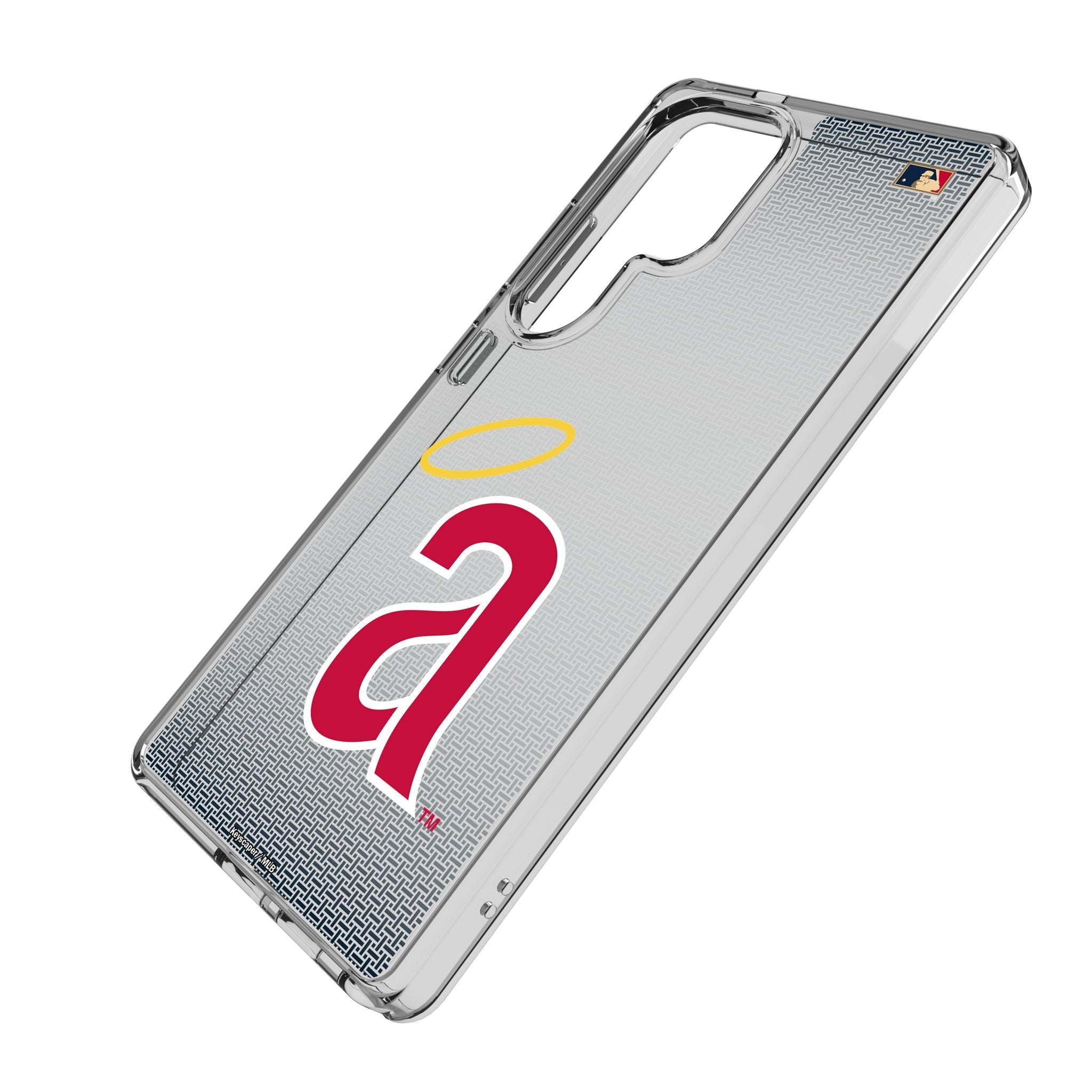 LA Angels 1971 - Cooperstown Collection Linen Clear Phone Case for Samsung Galaxy 2