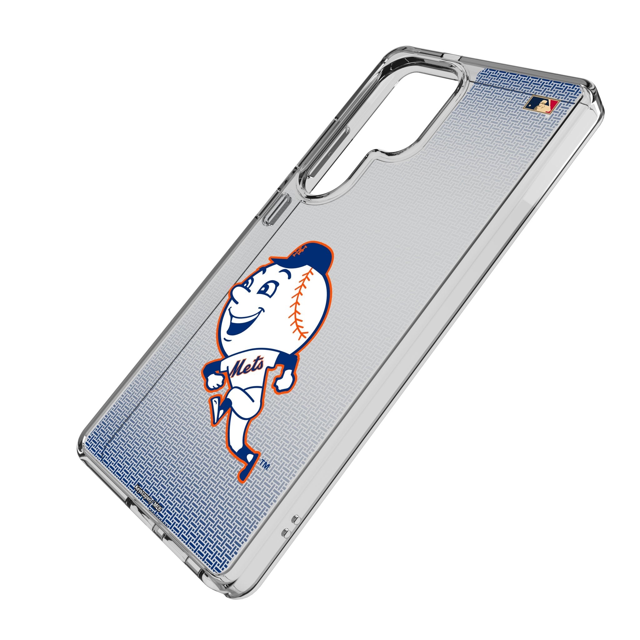 New York Mets 2014 - Cooperstown Collection Linen Clear Phone Case for Samsung Galaxy 2