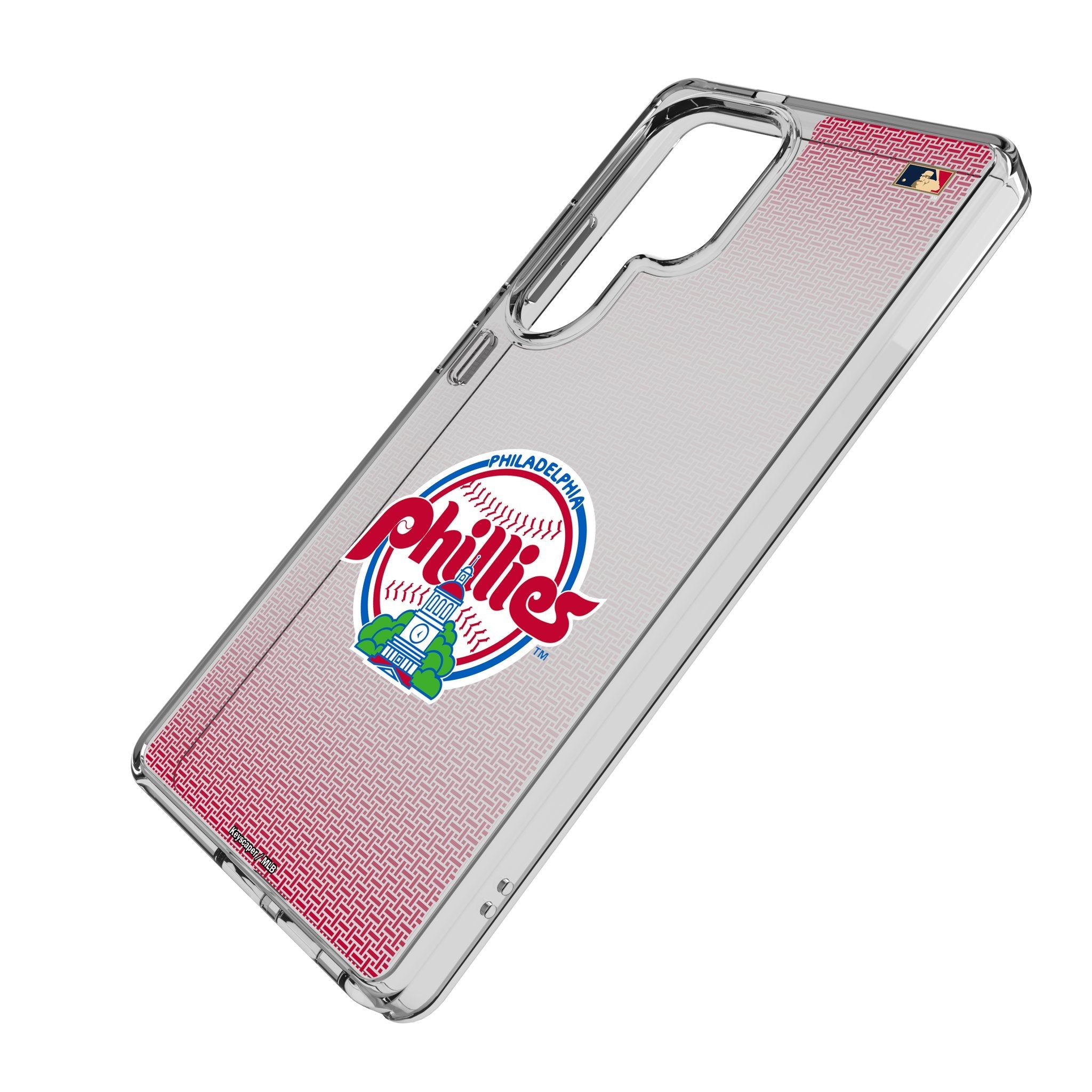 Philadelphia Phillies 1984-1991 - Cooperstown Collection Linen Clear Phone Case for Samsung Galaxy 2