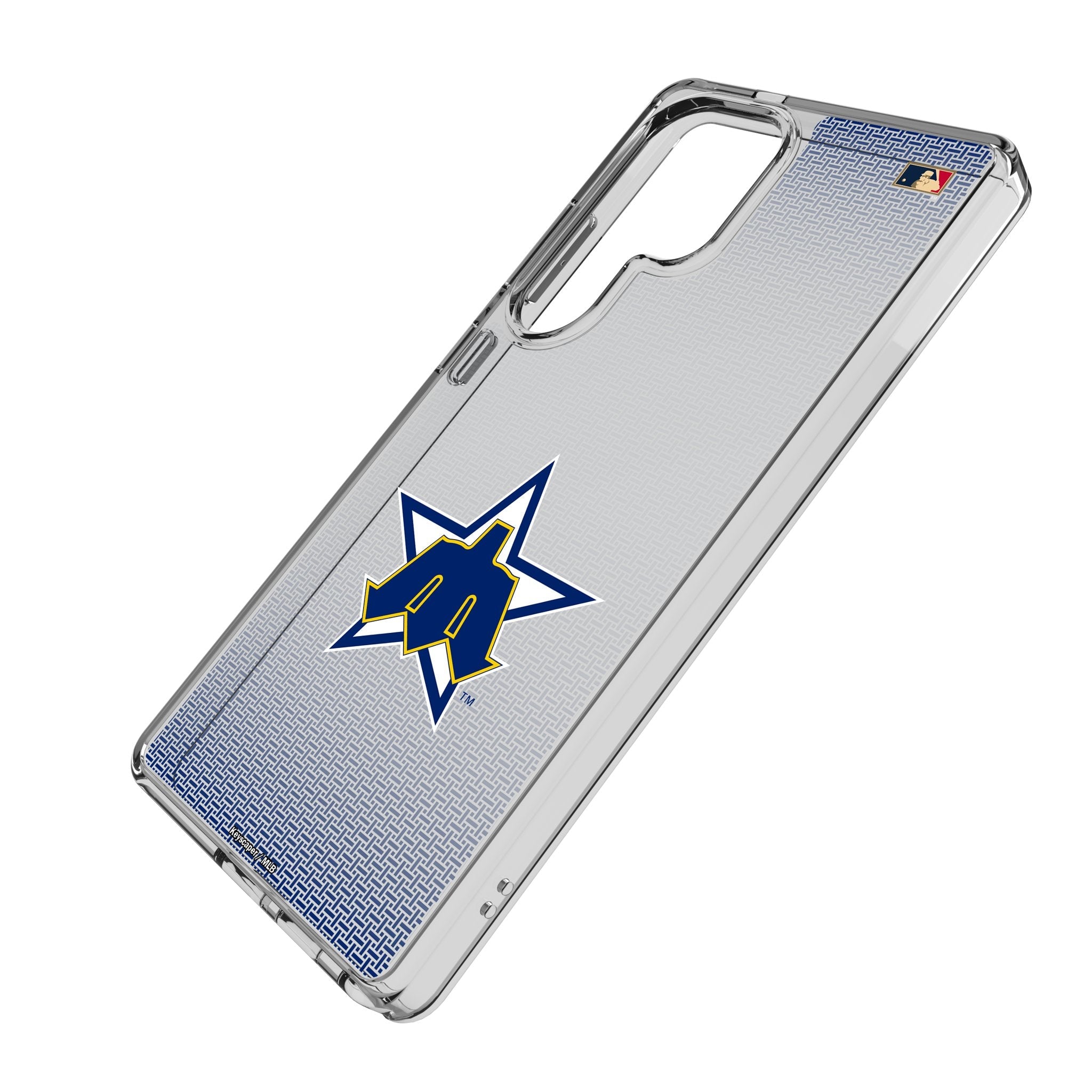 Seattle Mariners 1981-1986 - Cooperstown Collection Linen Clear Phone Case for Samsung Galaxy 2