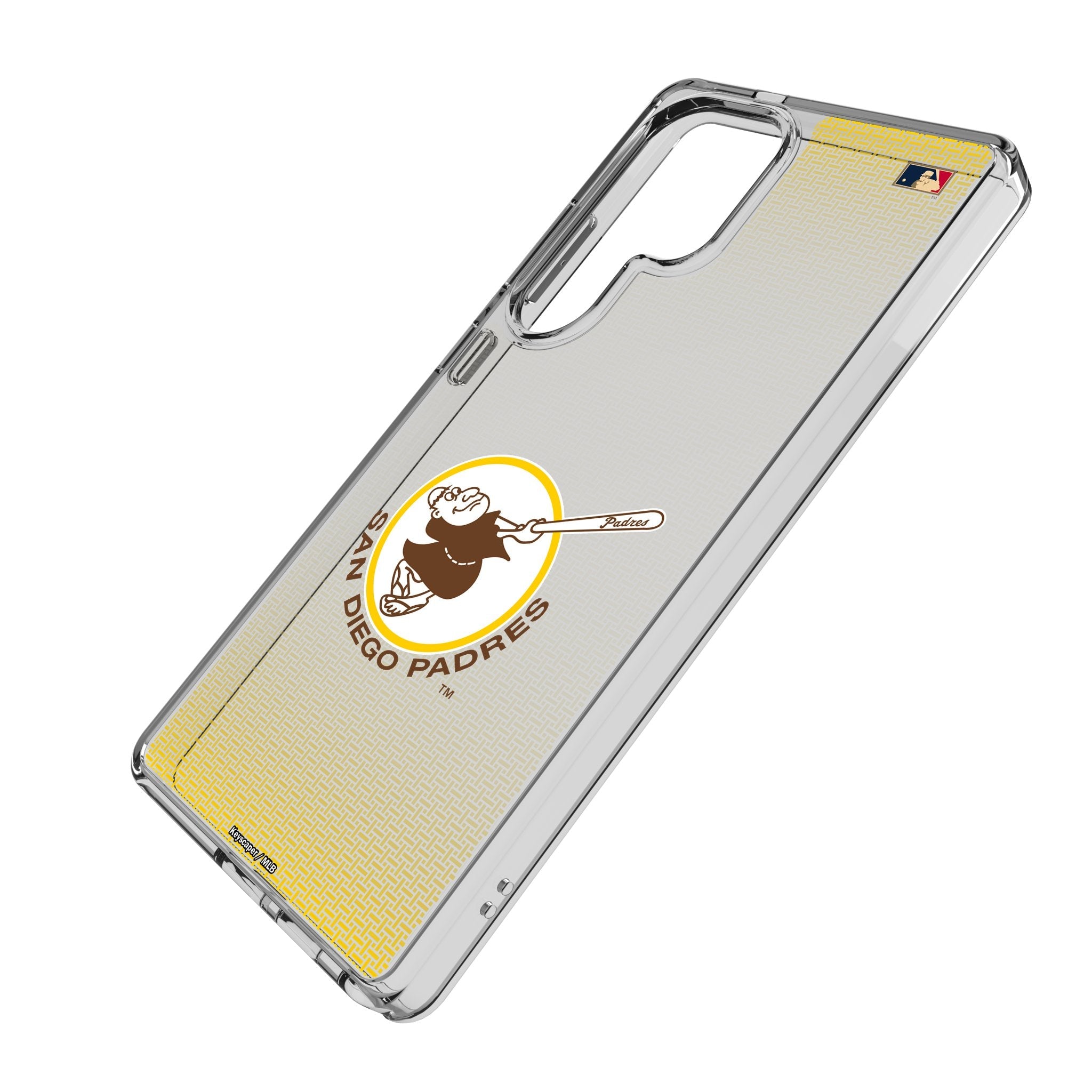 San Diego Padres 1969-1984 - Cooperstown Collection Linen Clear Phone Case for Samsung Galaxy 2