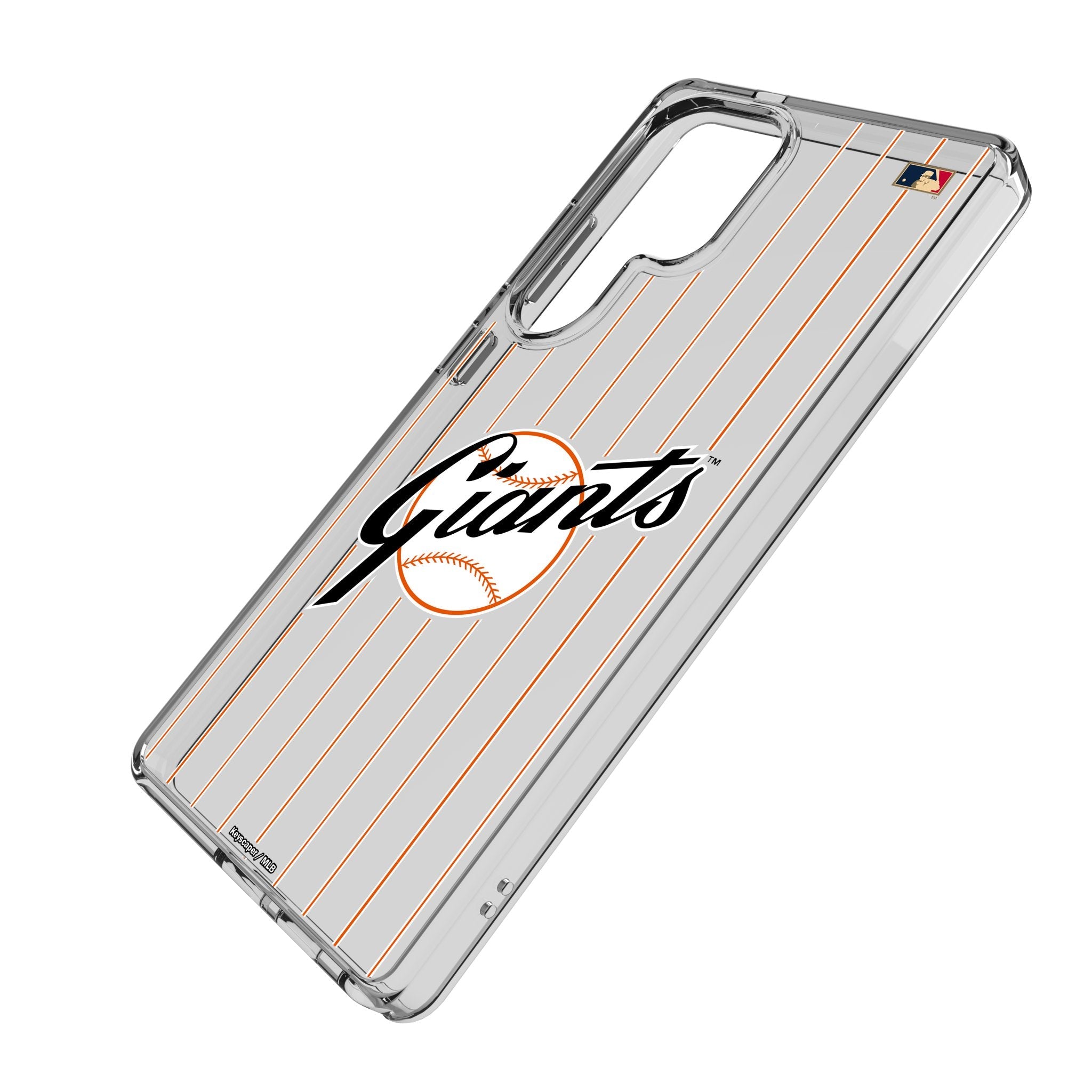San Francisco Giants 1958-1967 - Cooperstown Collection Pinstripe Clear Phone Case for Samsung Galaxy
